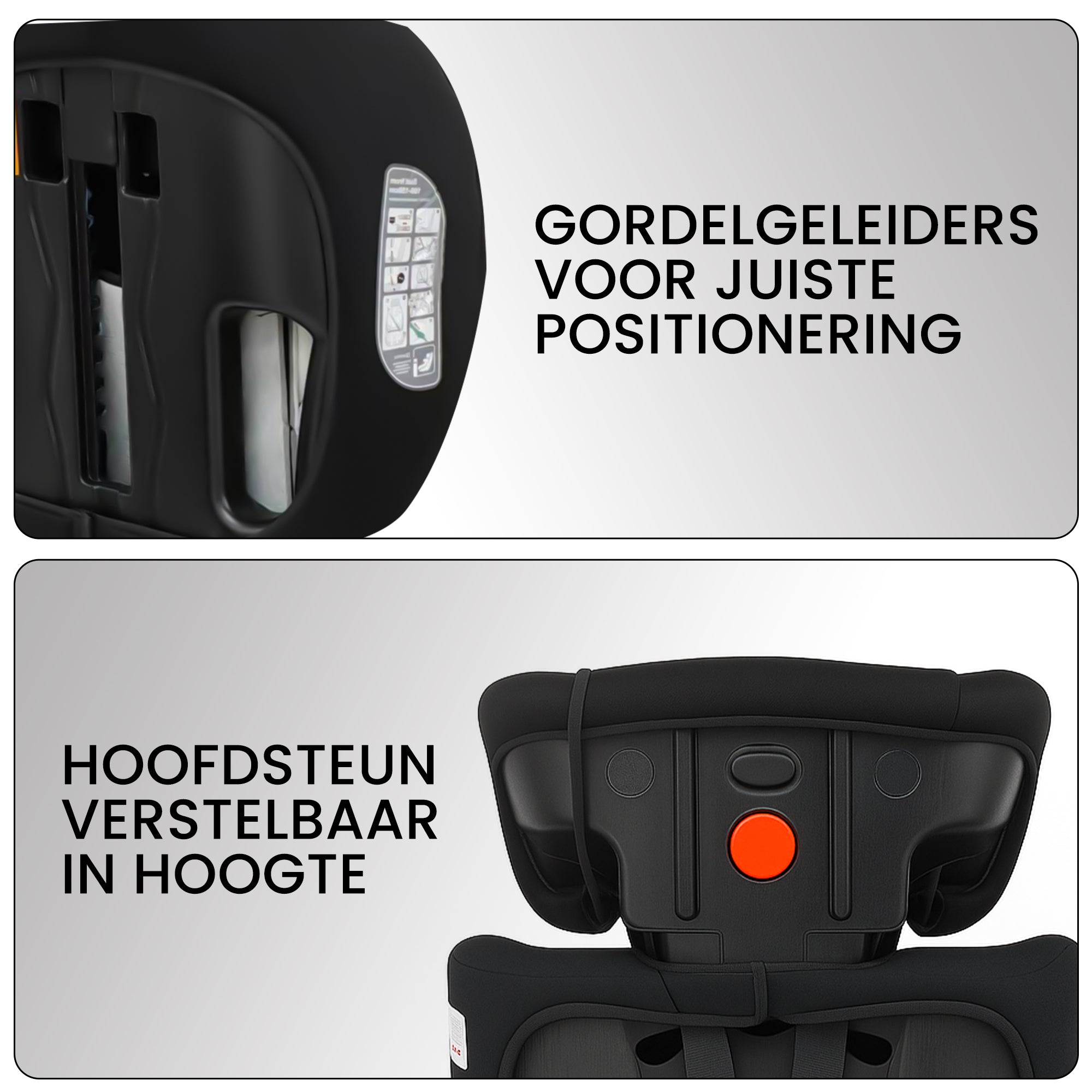 Oemmie Autostoel Zwart/Groen