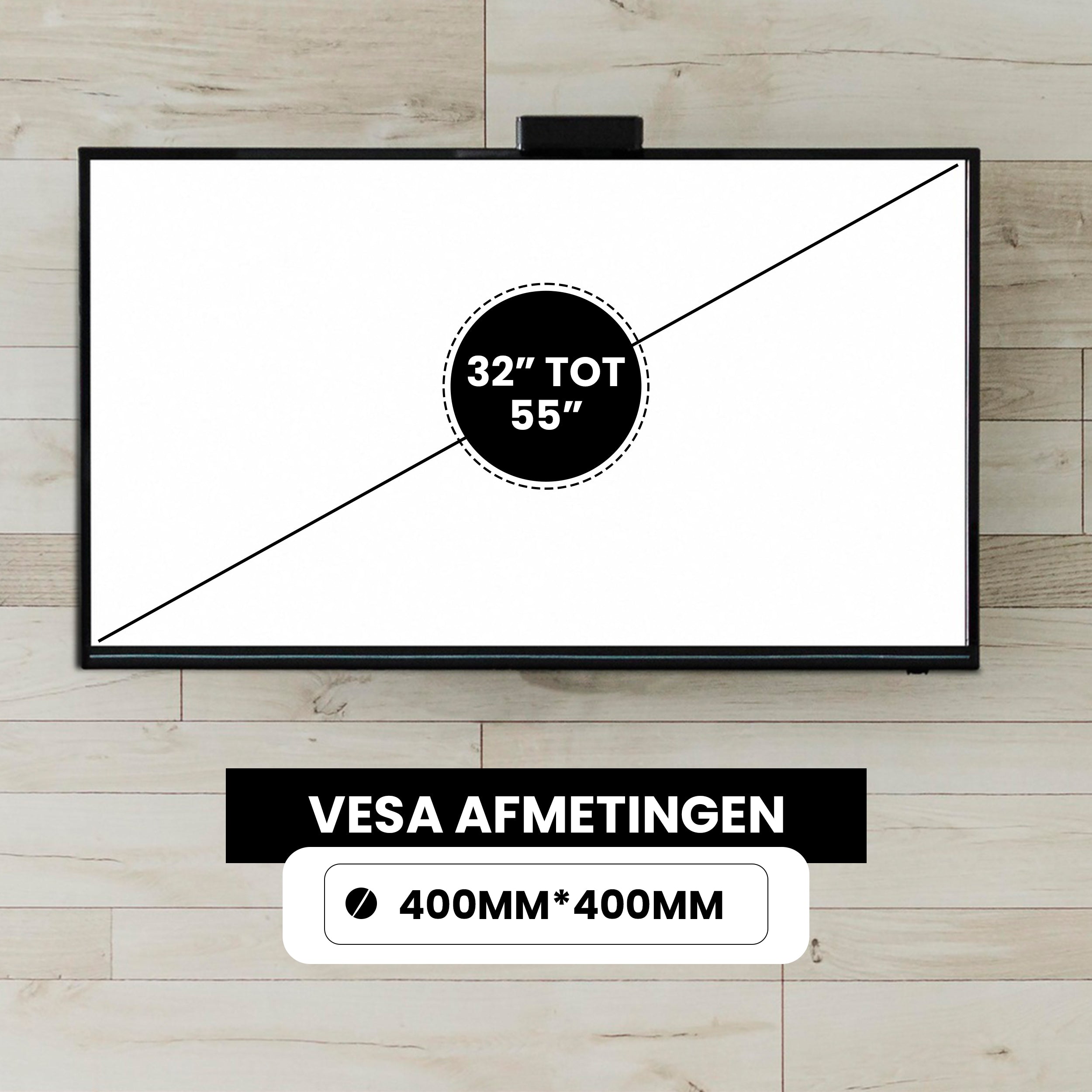 Bayt TV Muurbeugel KM003 - Geschikt voor 32-55 inch