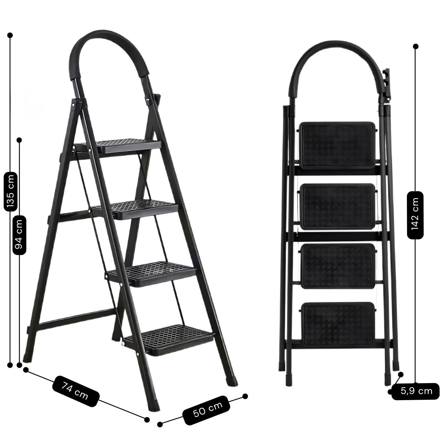 Huishoudtrap Zwart