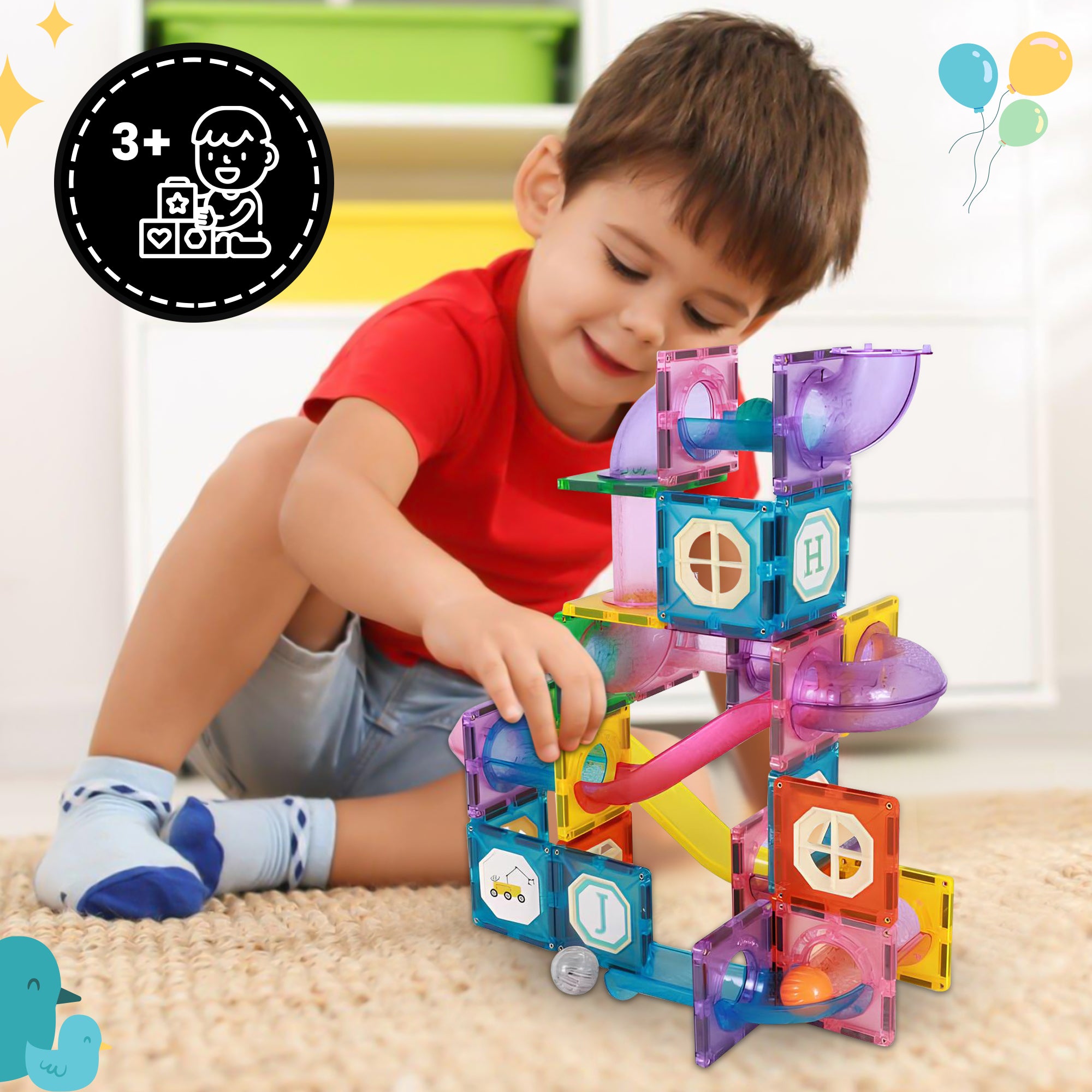 Magnetisch knikkerbaan