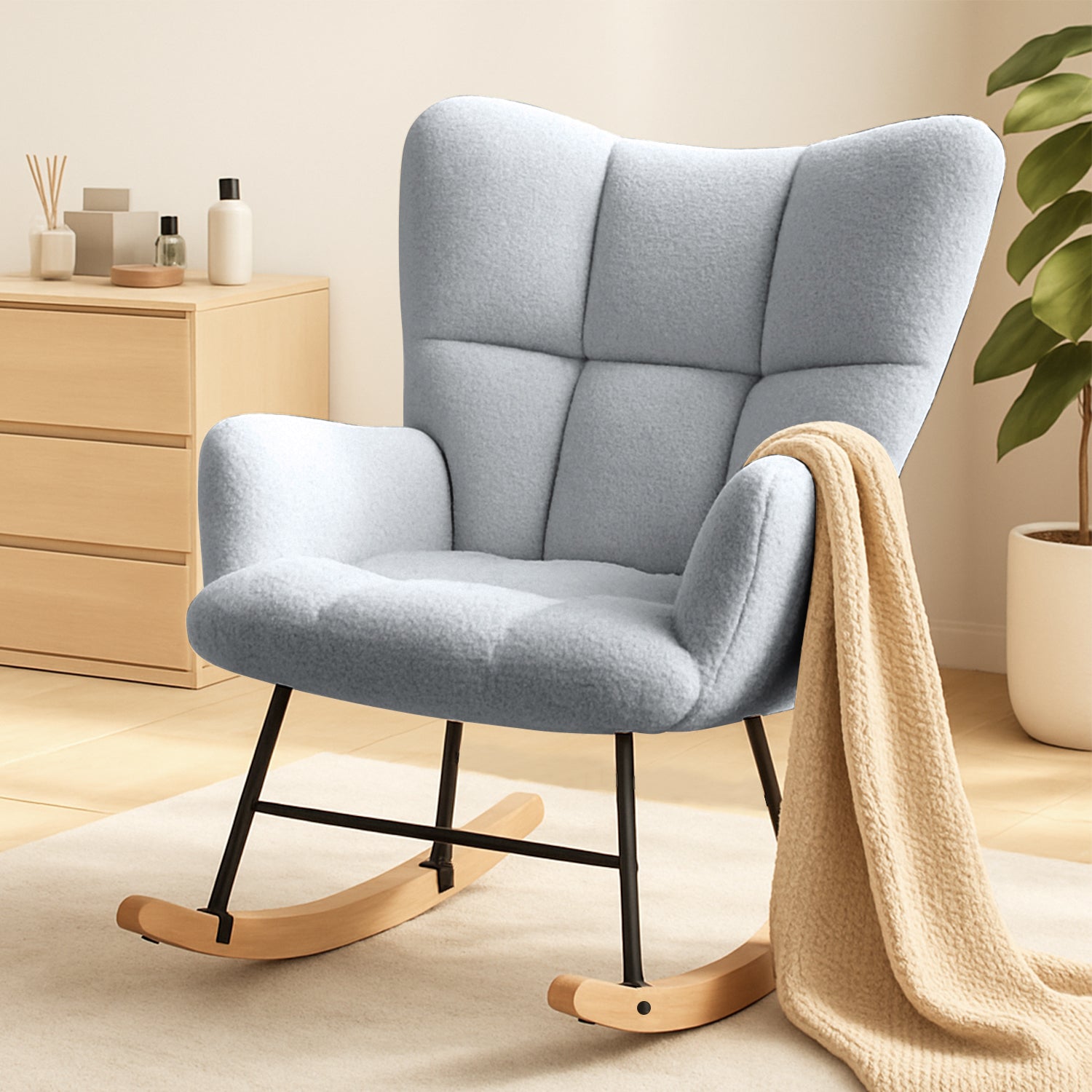 Bayt Schommelstoel - Grijs