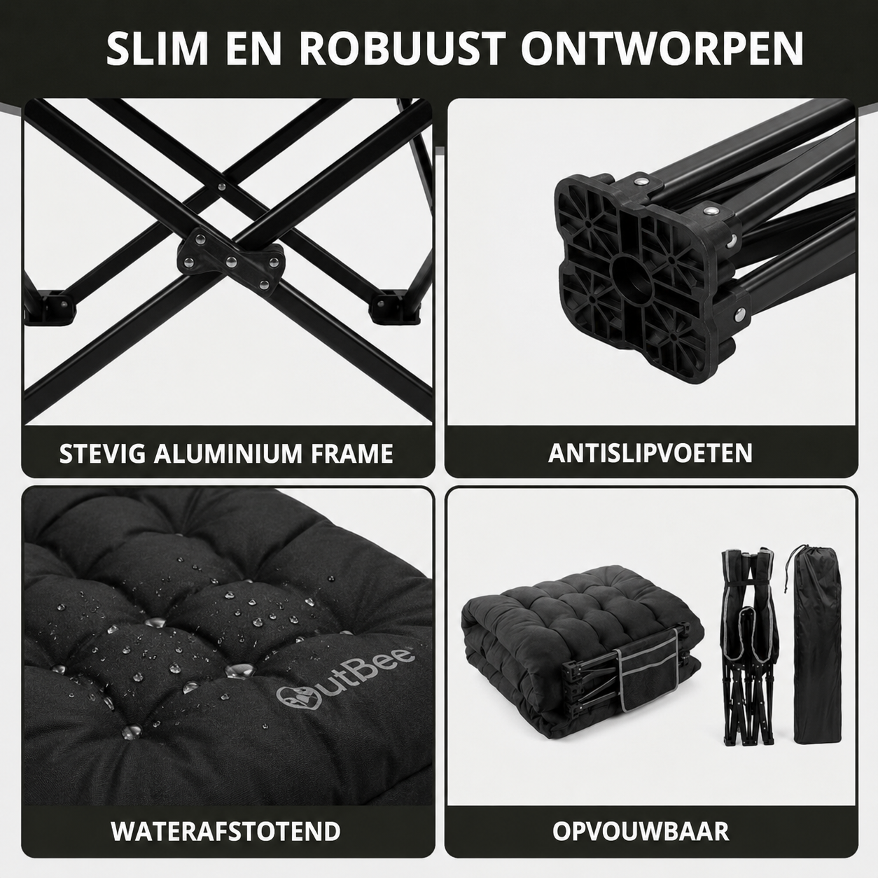 Veldbed met Kussen