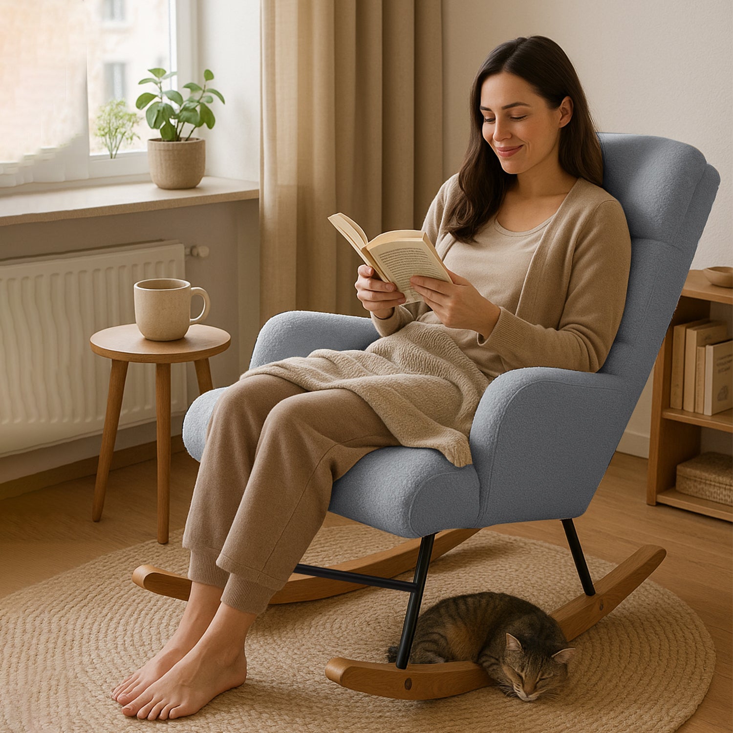 Bayt Schommelstoel - Grijs