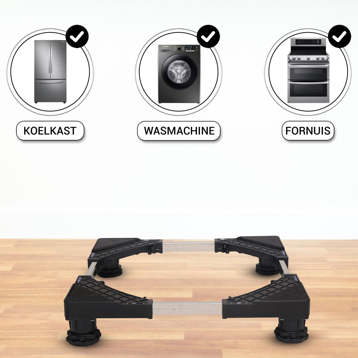 Wasmachine Verhoger Zwart