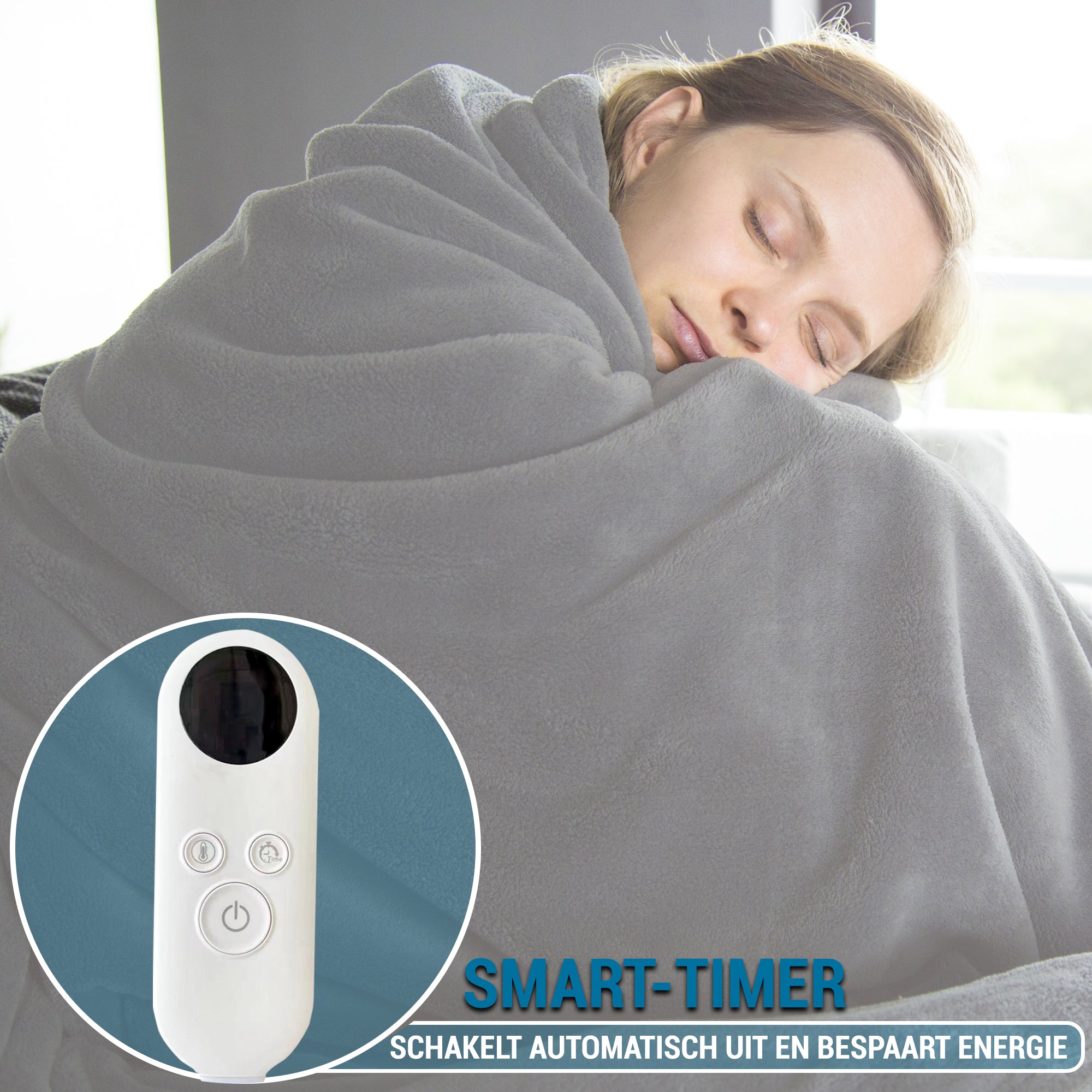 Elektrische Deken Grijs