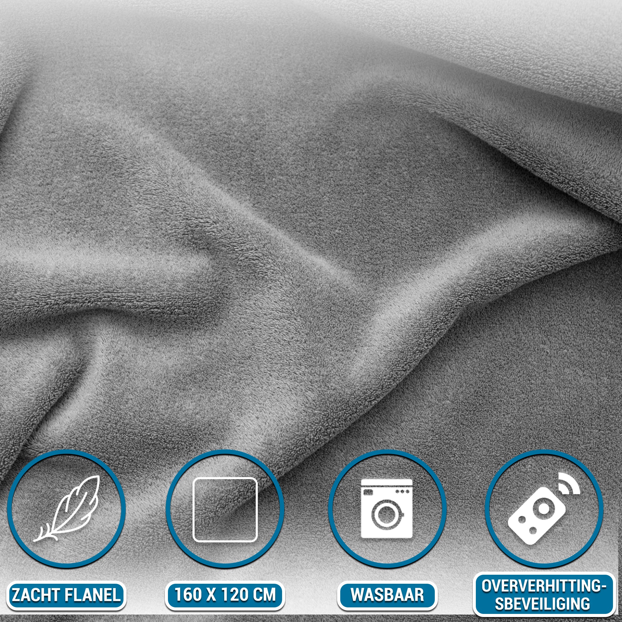 Elektrische Deken Grijs