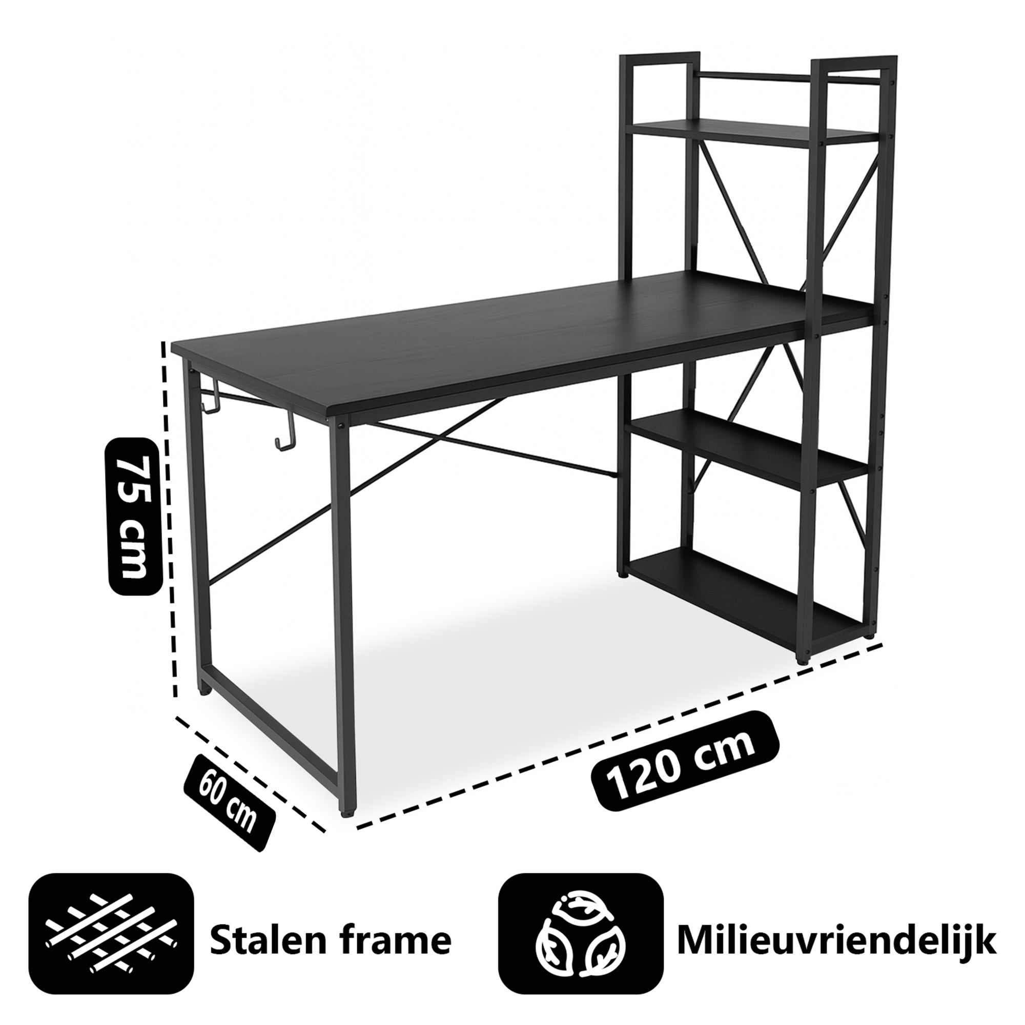 Bureau Met Plankjes