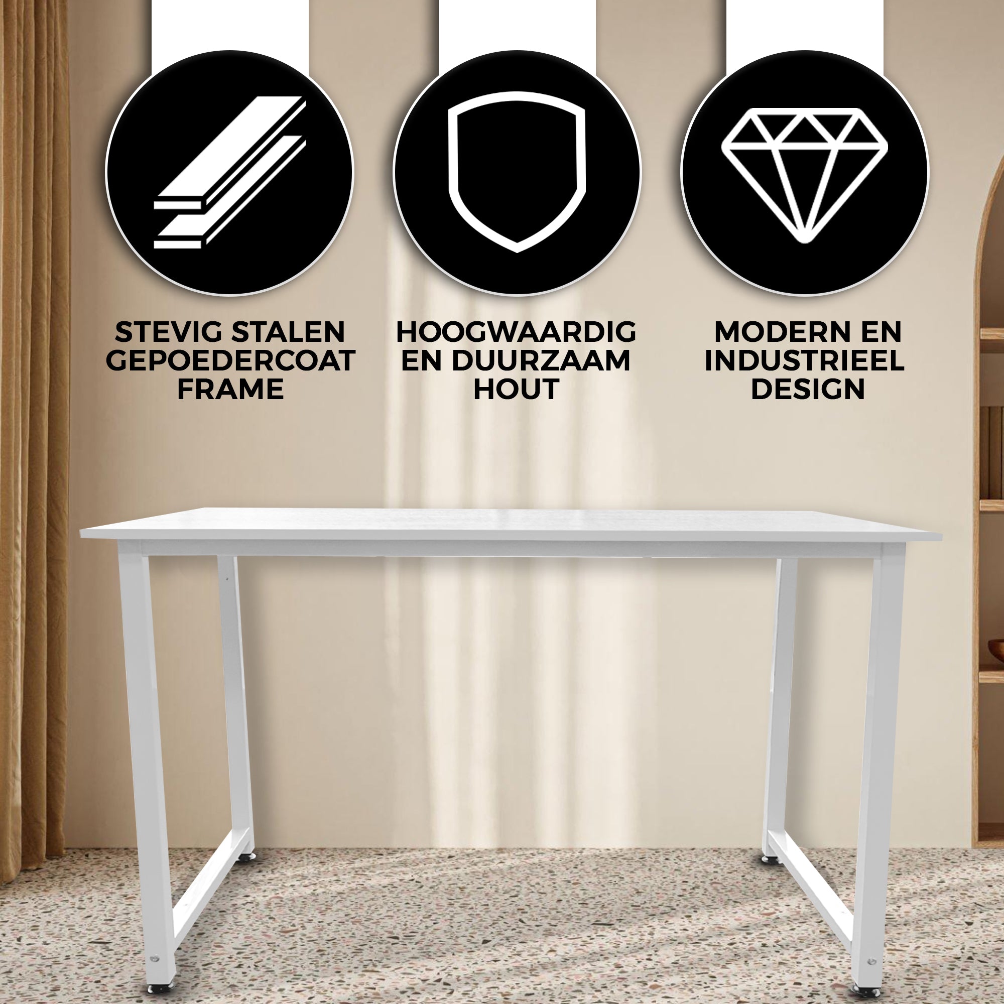Bureautafel Wit