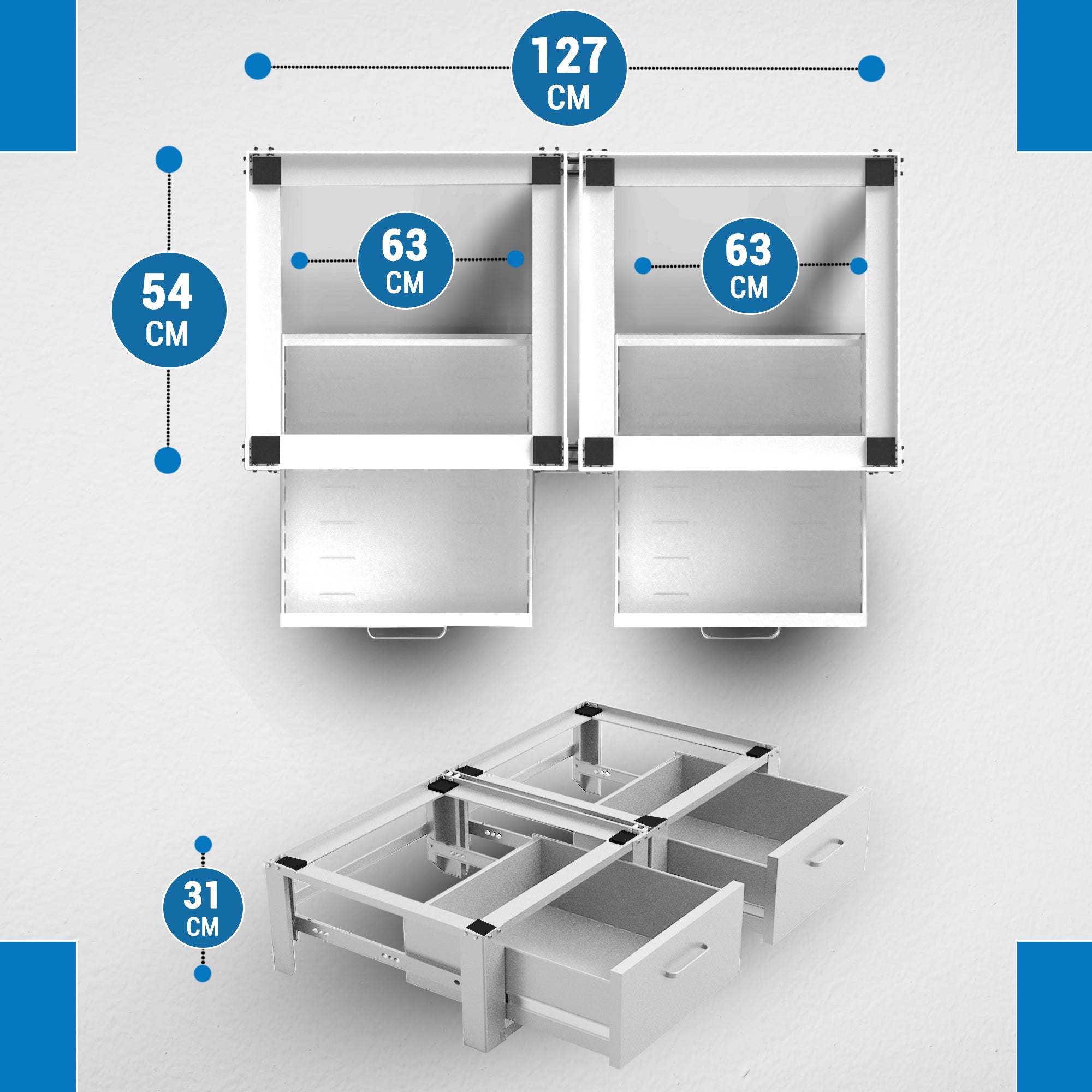 Wasmachine & Droger Verhoger