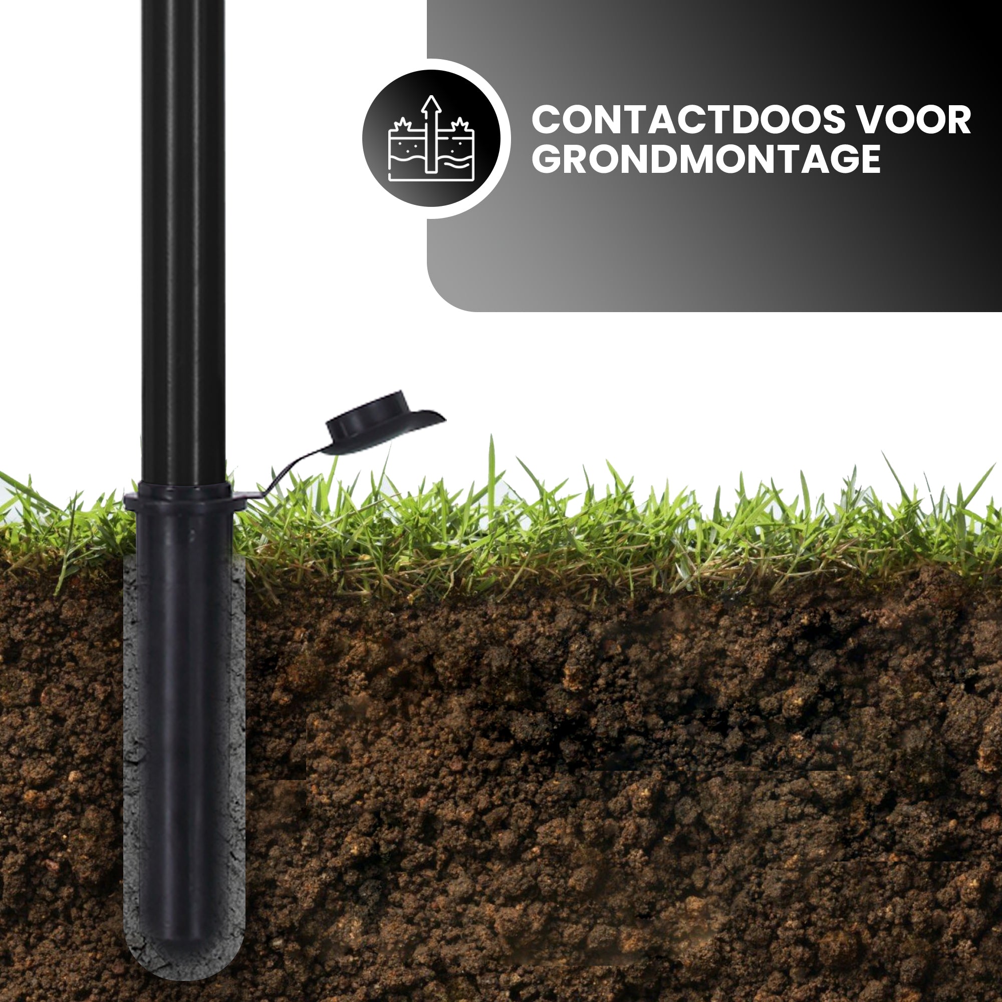 Droogmolen 45M Zwart