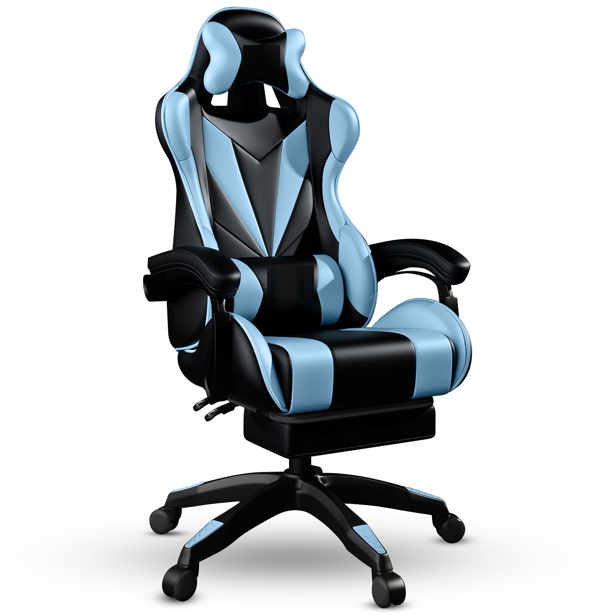 Bayt Gaming Stoel - Cyaan/Zwart