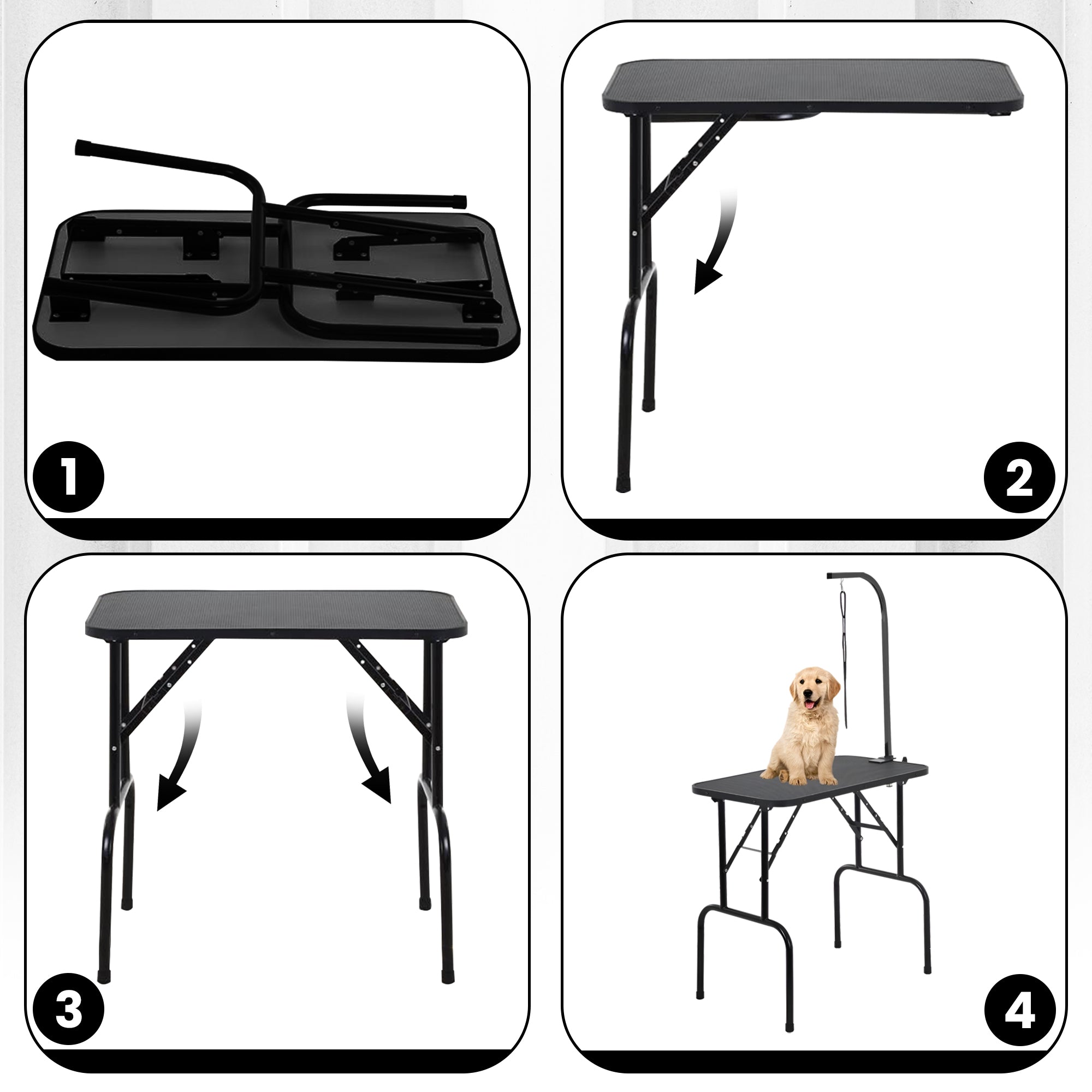 Hondentrimtafel Zwart