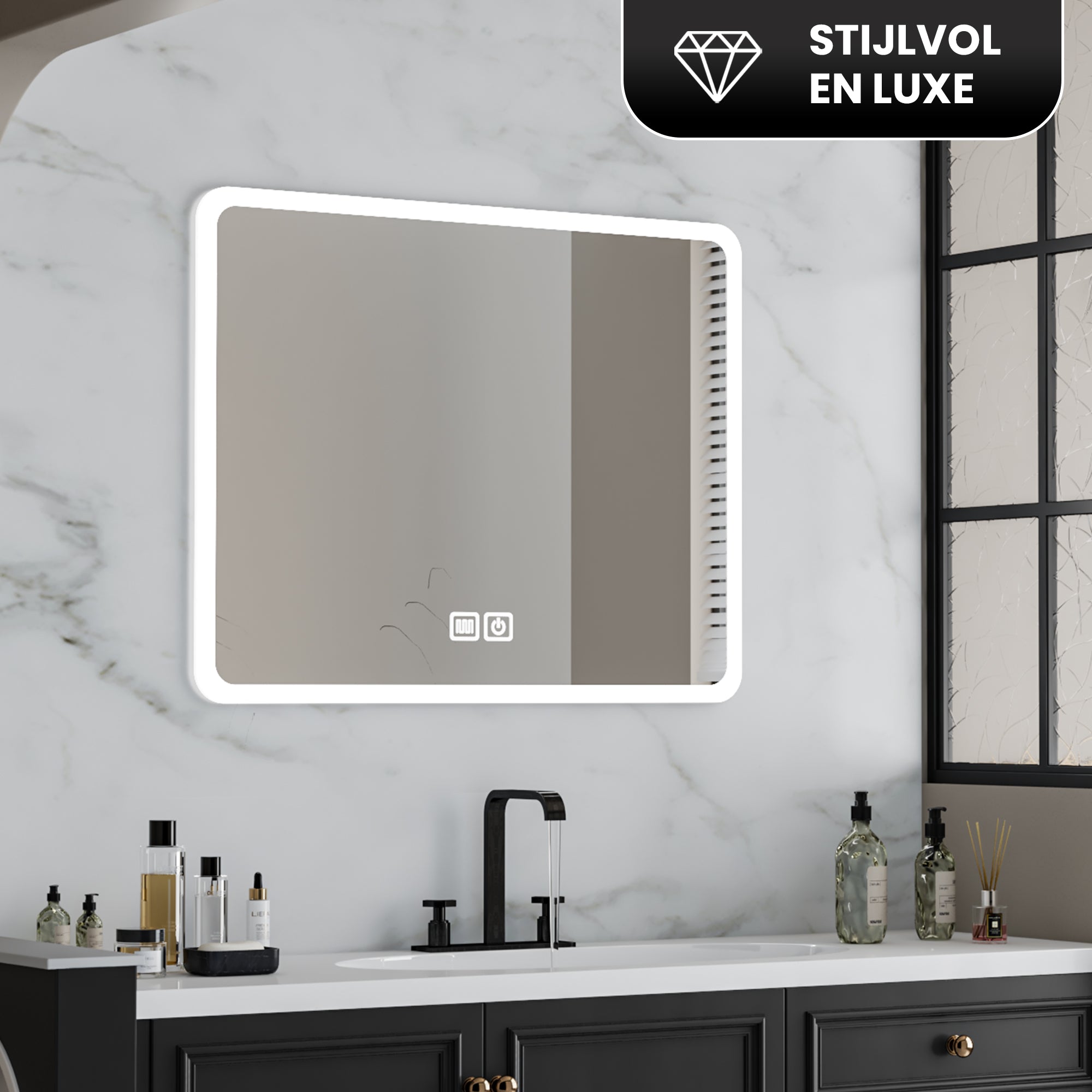 Badkamerspiegel met Verlichting