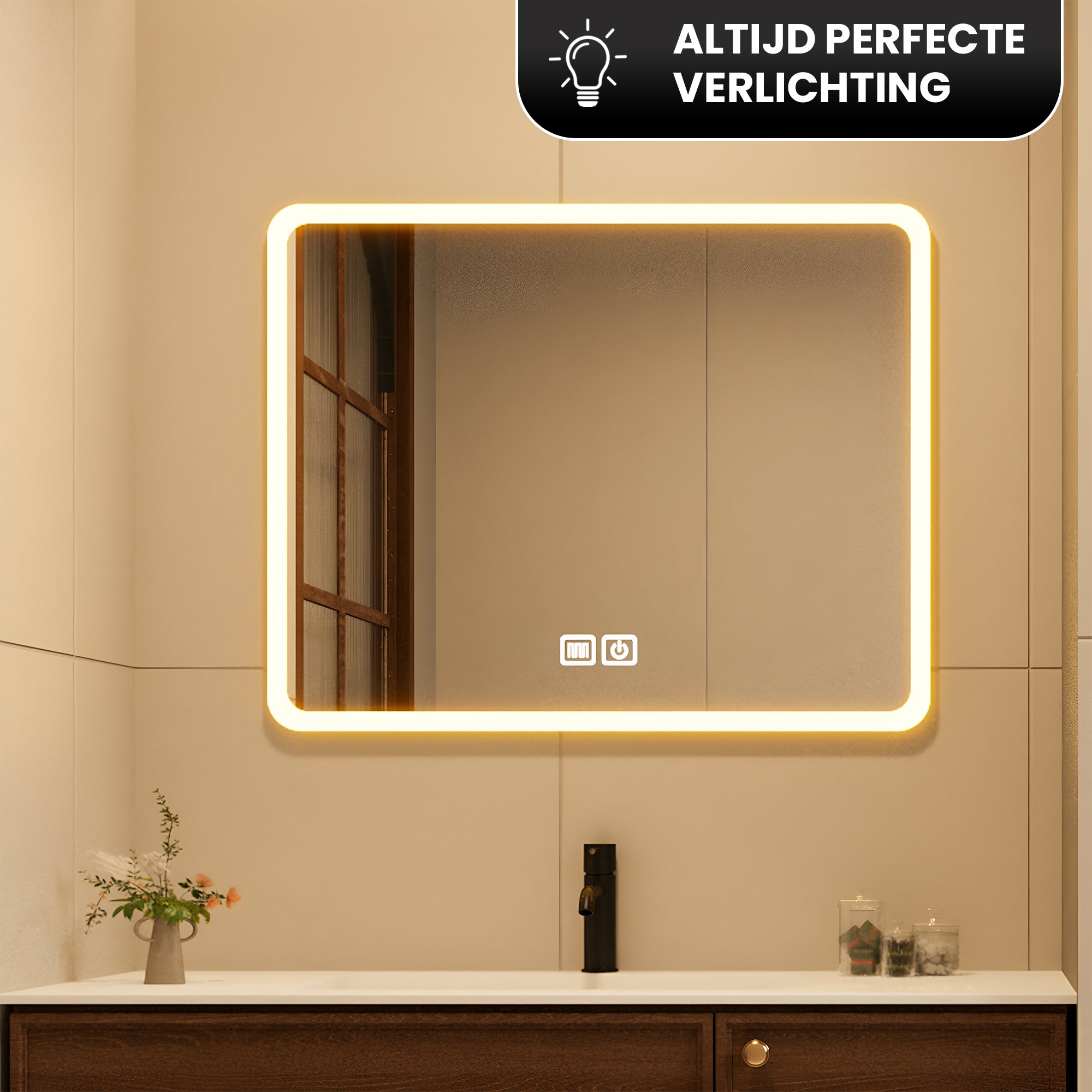 Badkamerspiegel met Verlichting