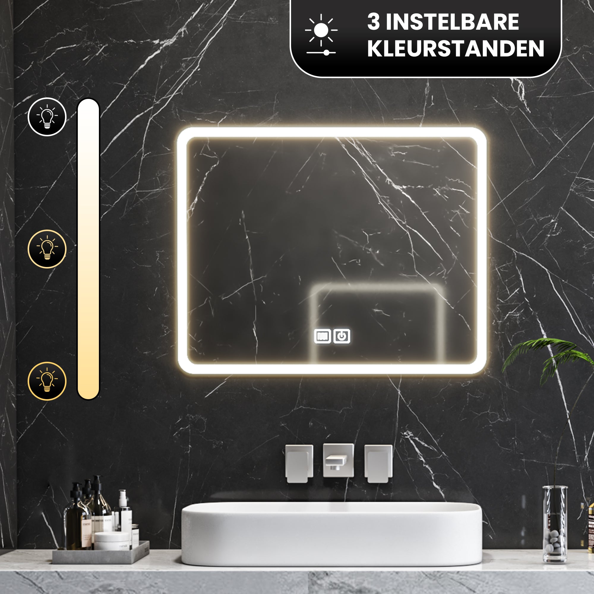 Badkamerspiegel met Verlichting