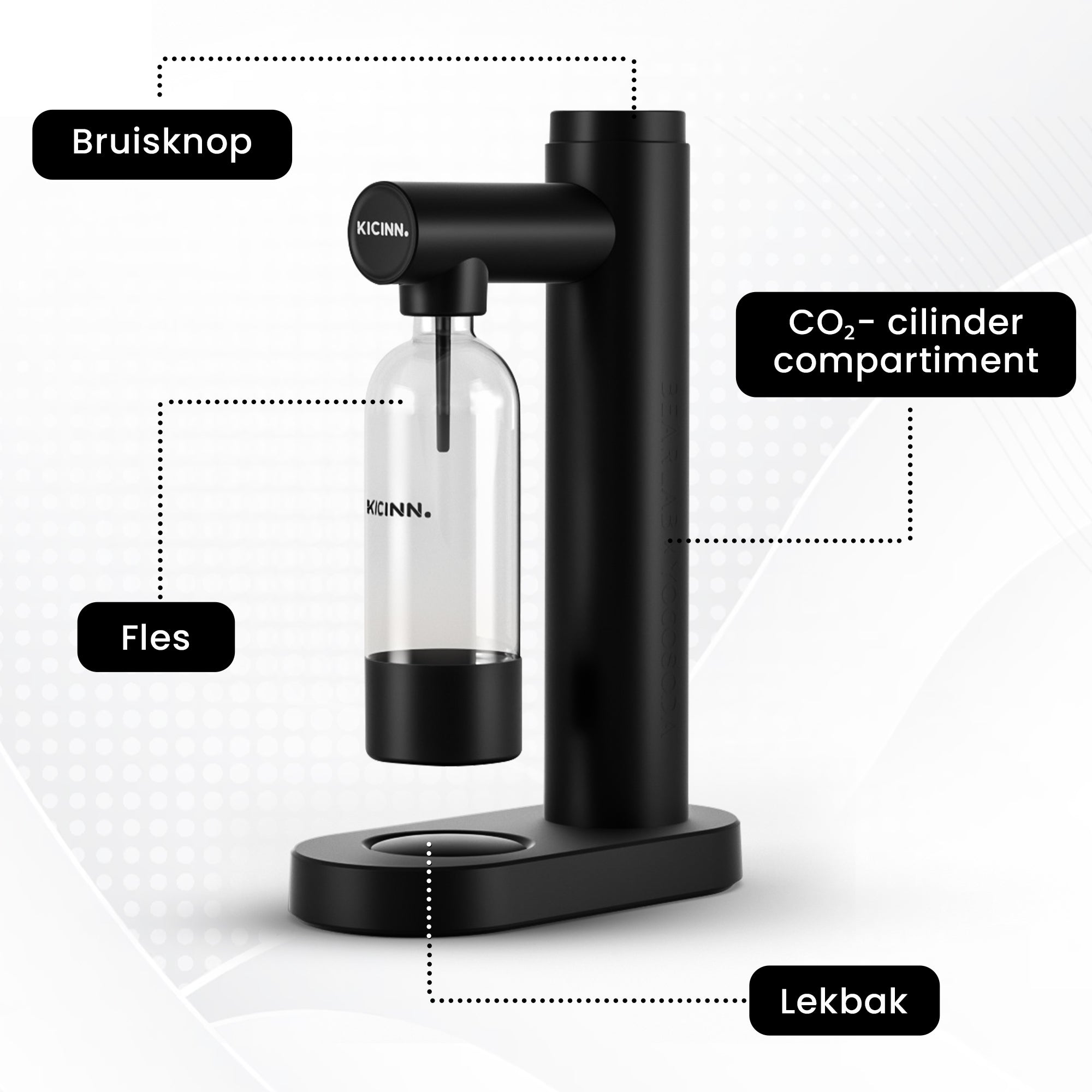 Bruiswatermaker Zwart