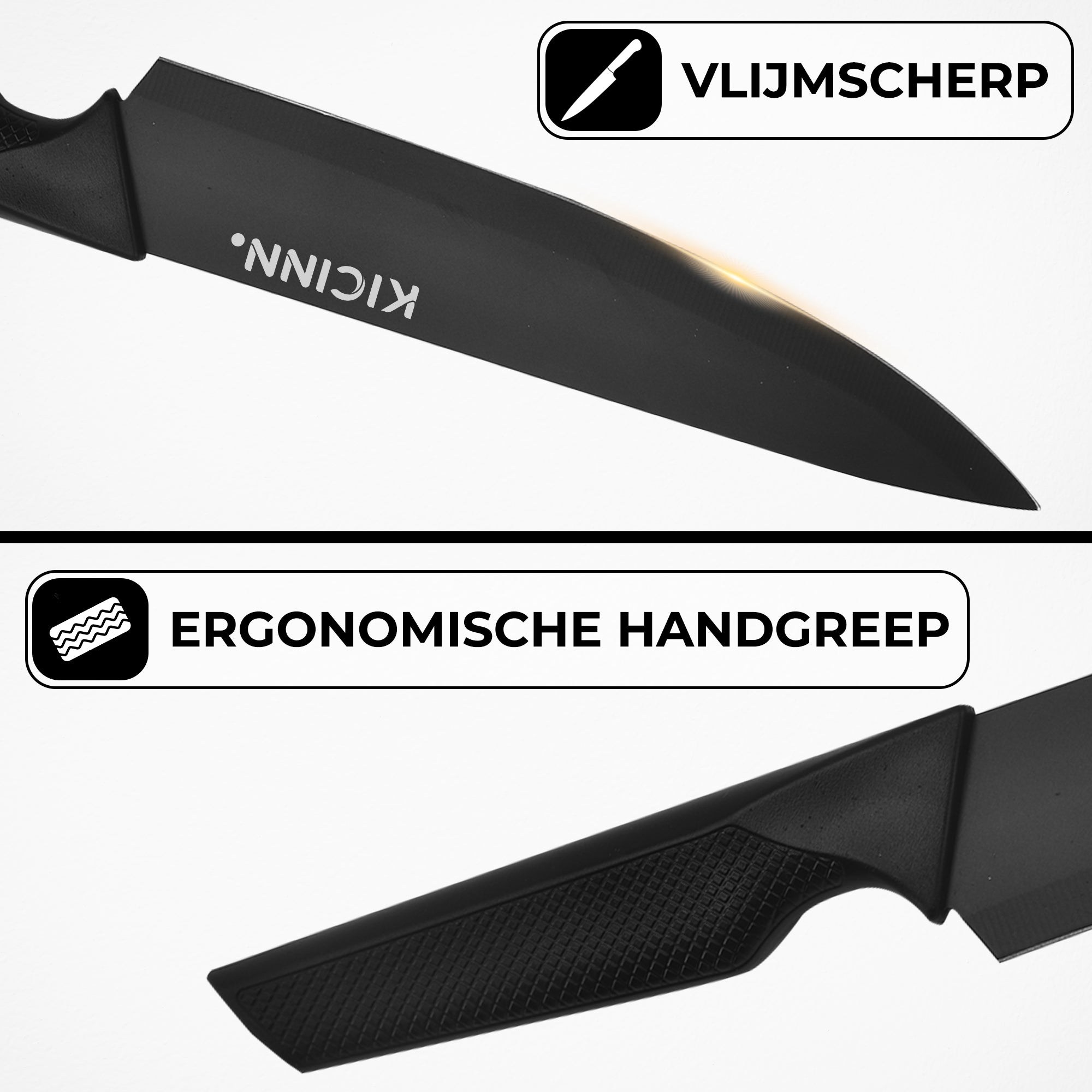 Messenset 14 Delig Zwart