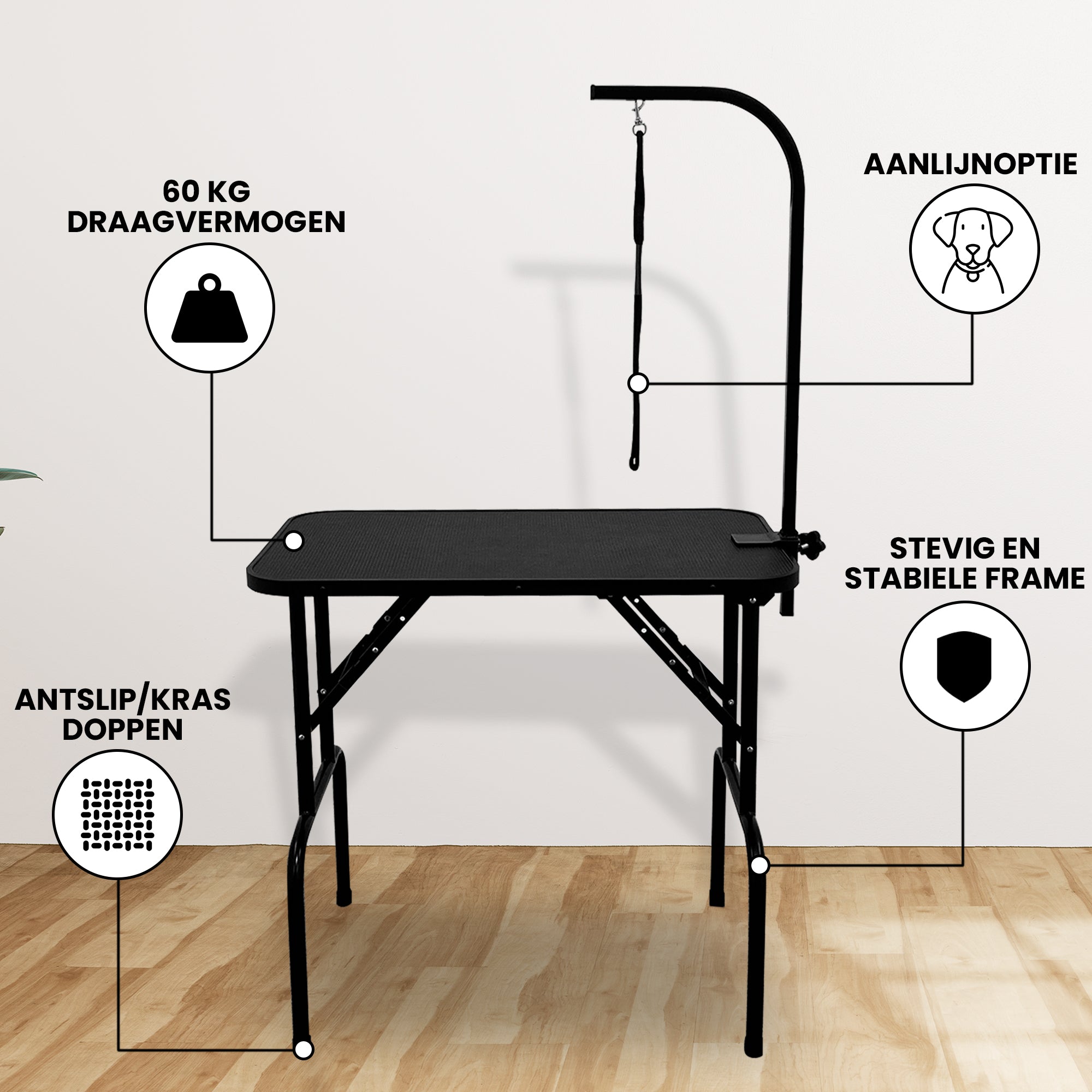 Hondentrimtafel Zwart