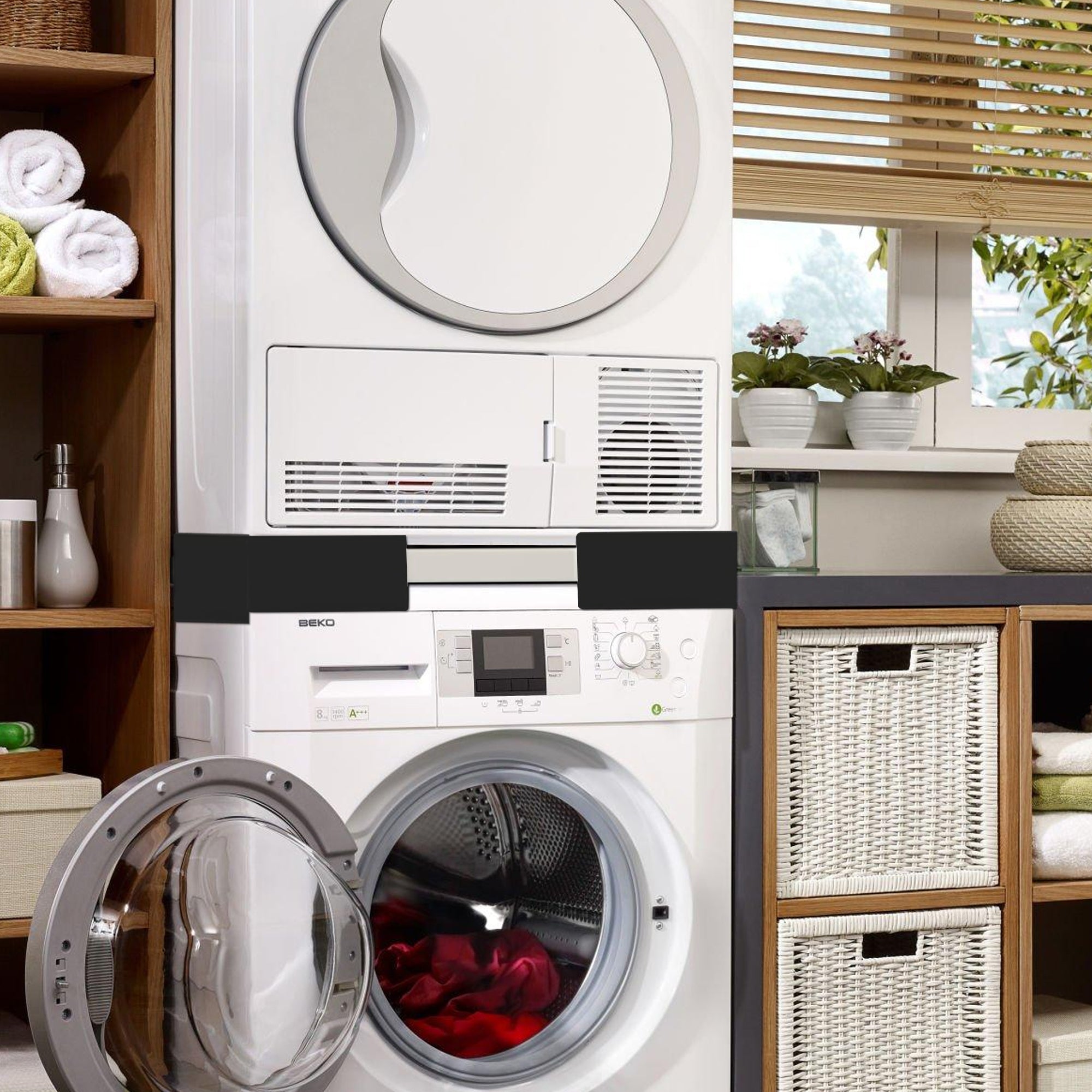 Wasmachine/droger tussenstuk