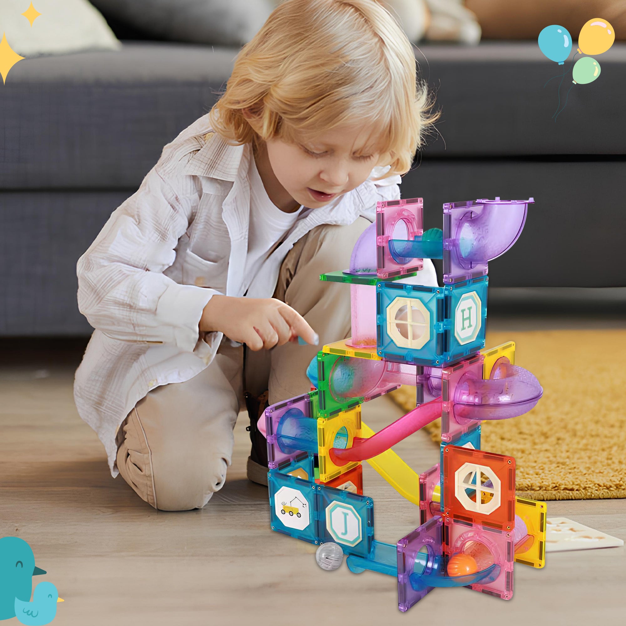 Magnetisch knikkerbaan