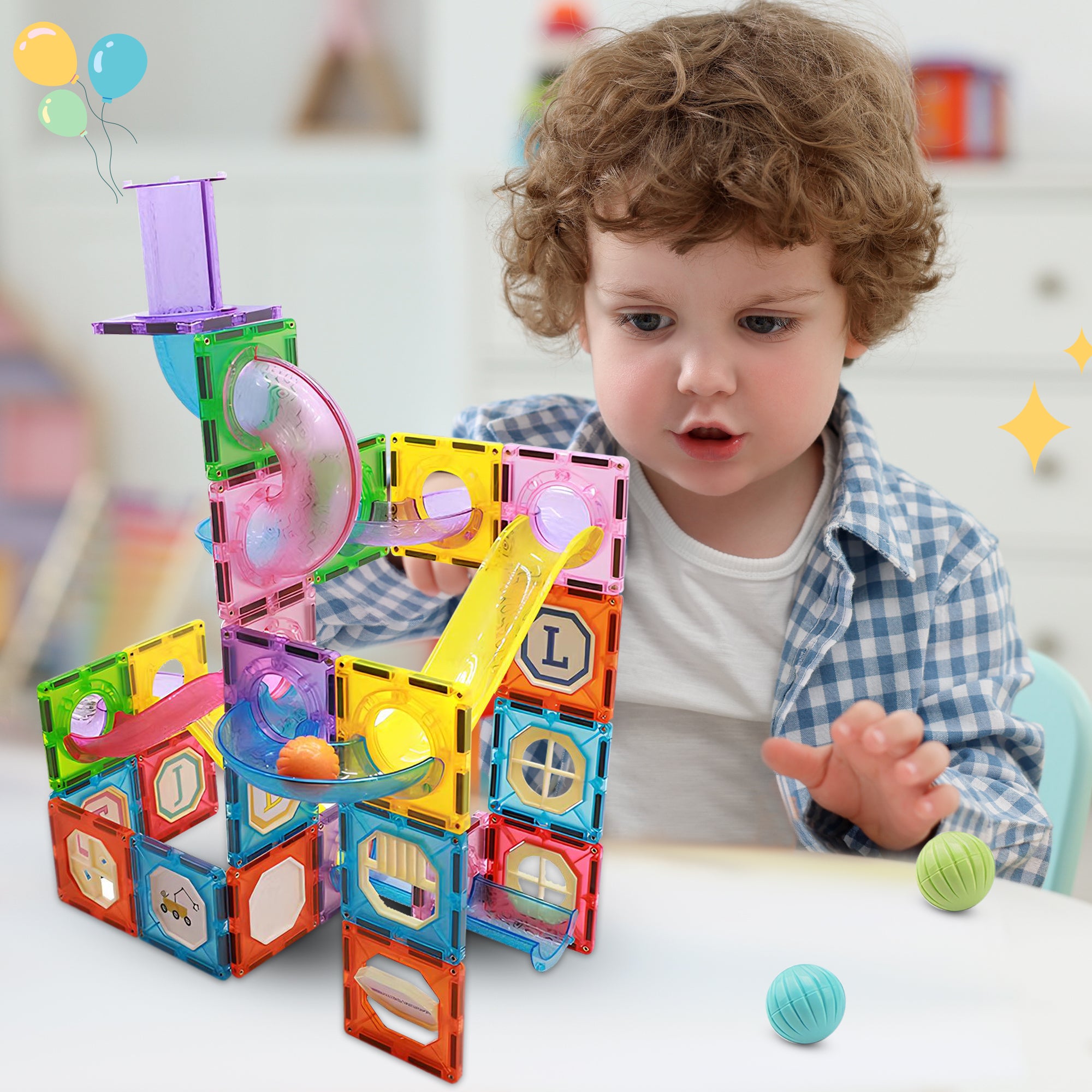 Magnetisch knikkerbaan