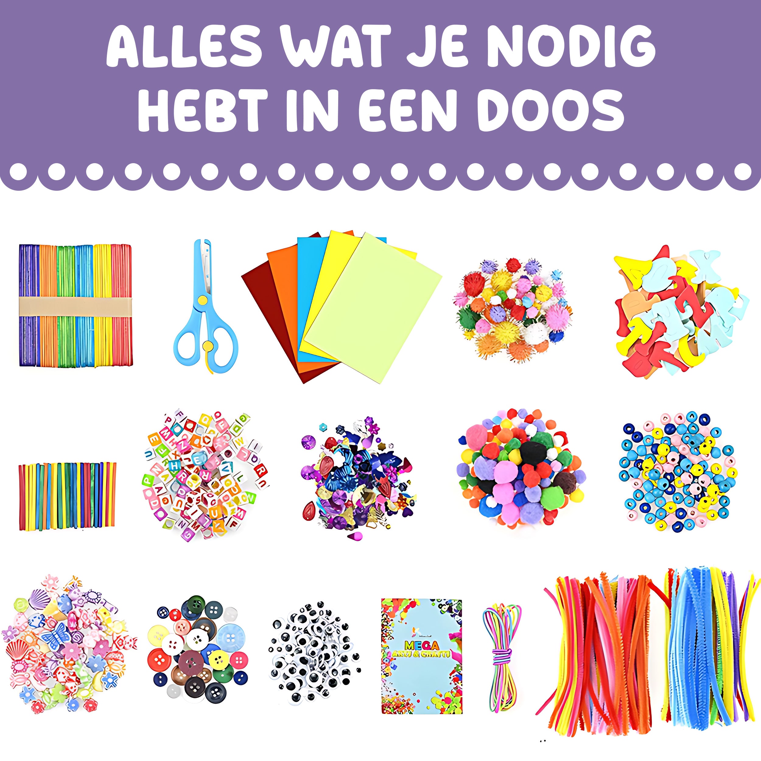 Bambini Knutseldoos - 2000 onderdelen