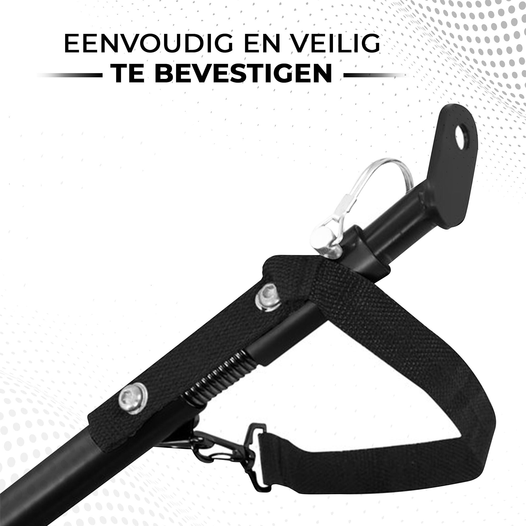 Kinderfietskar met vlag