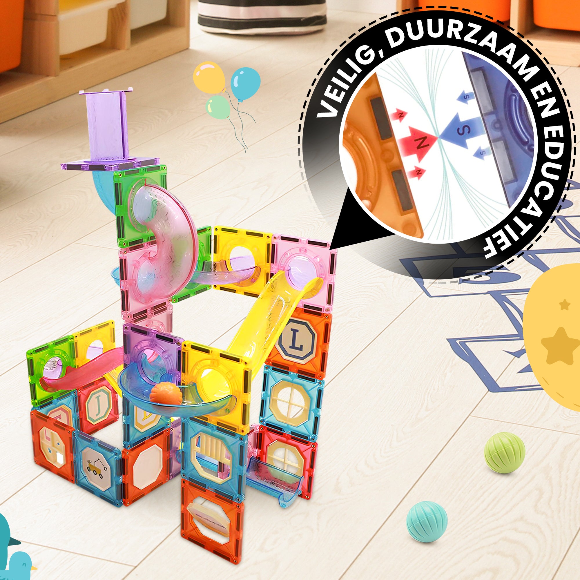 Magnetisch knikkerbaan