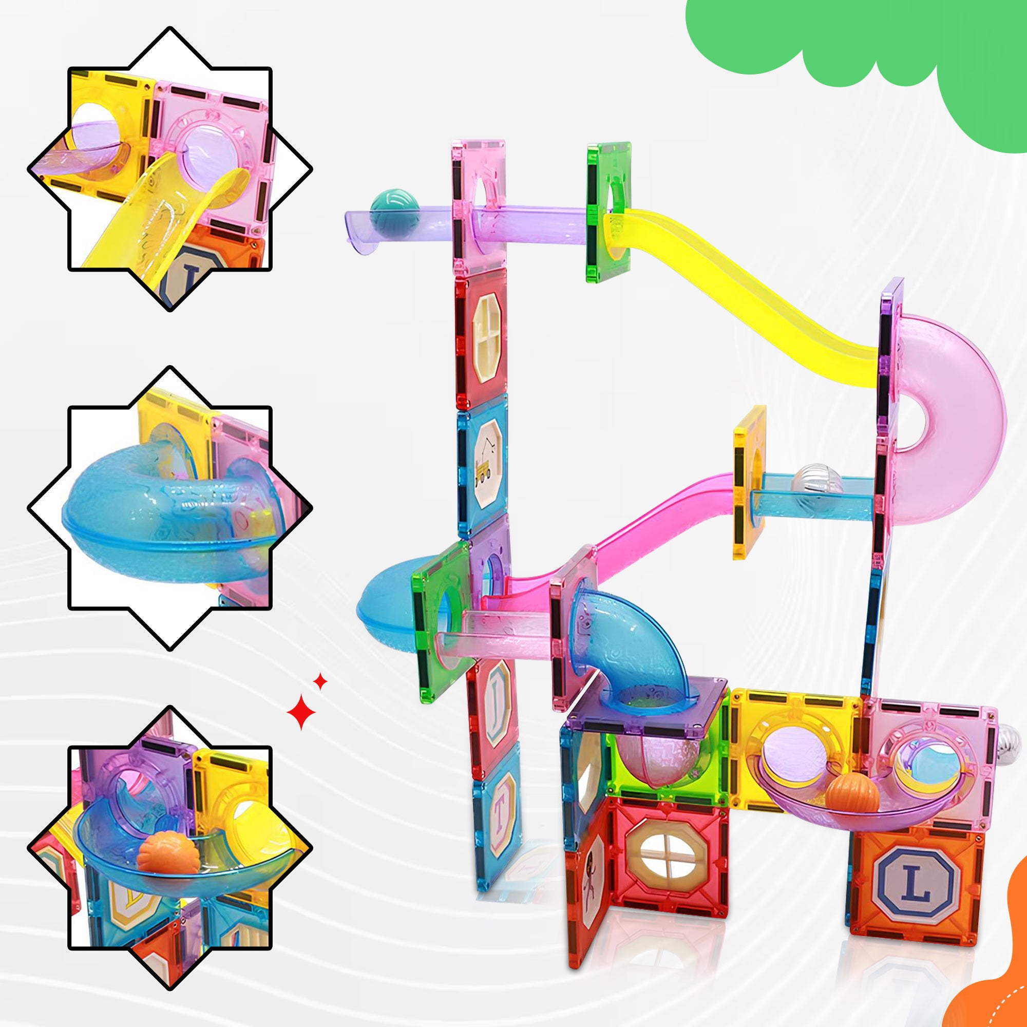 Magnetisch knikkerbaan