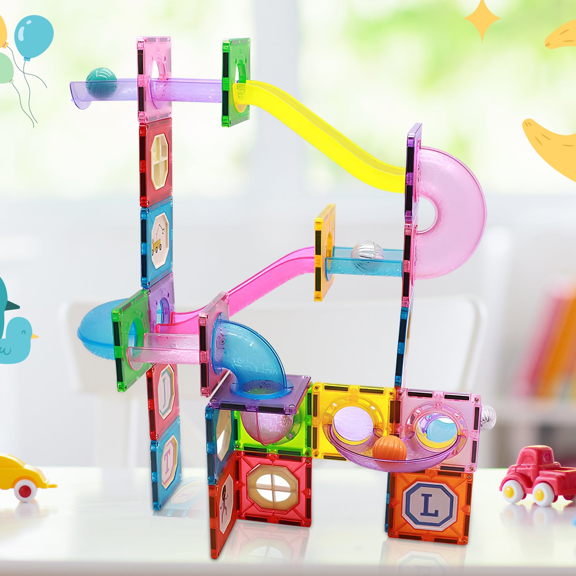 Magnetisch knikkerbaan