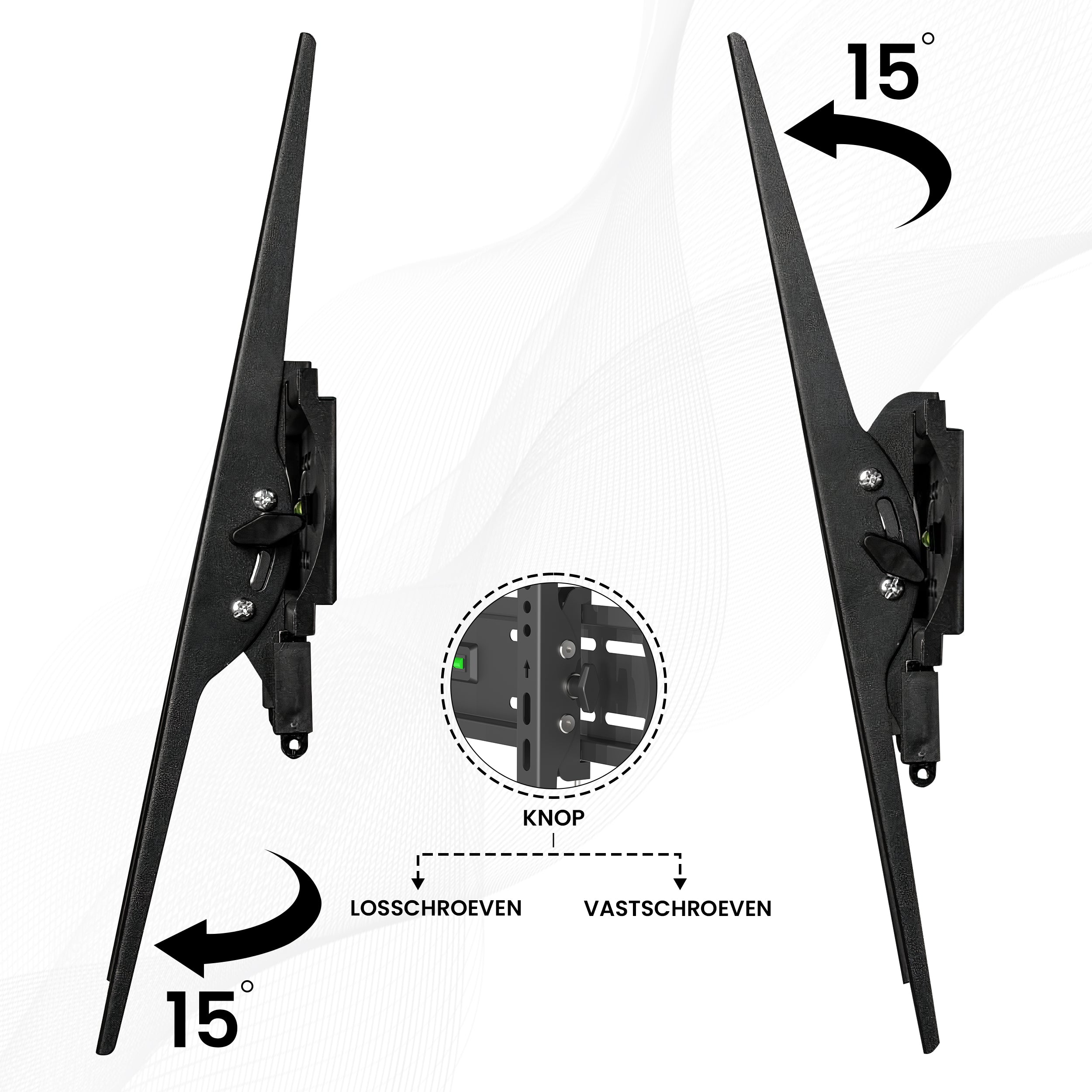 Bayt TV Muurbeugel KM003 - Geschikt voor 32-55 inch