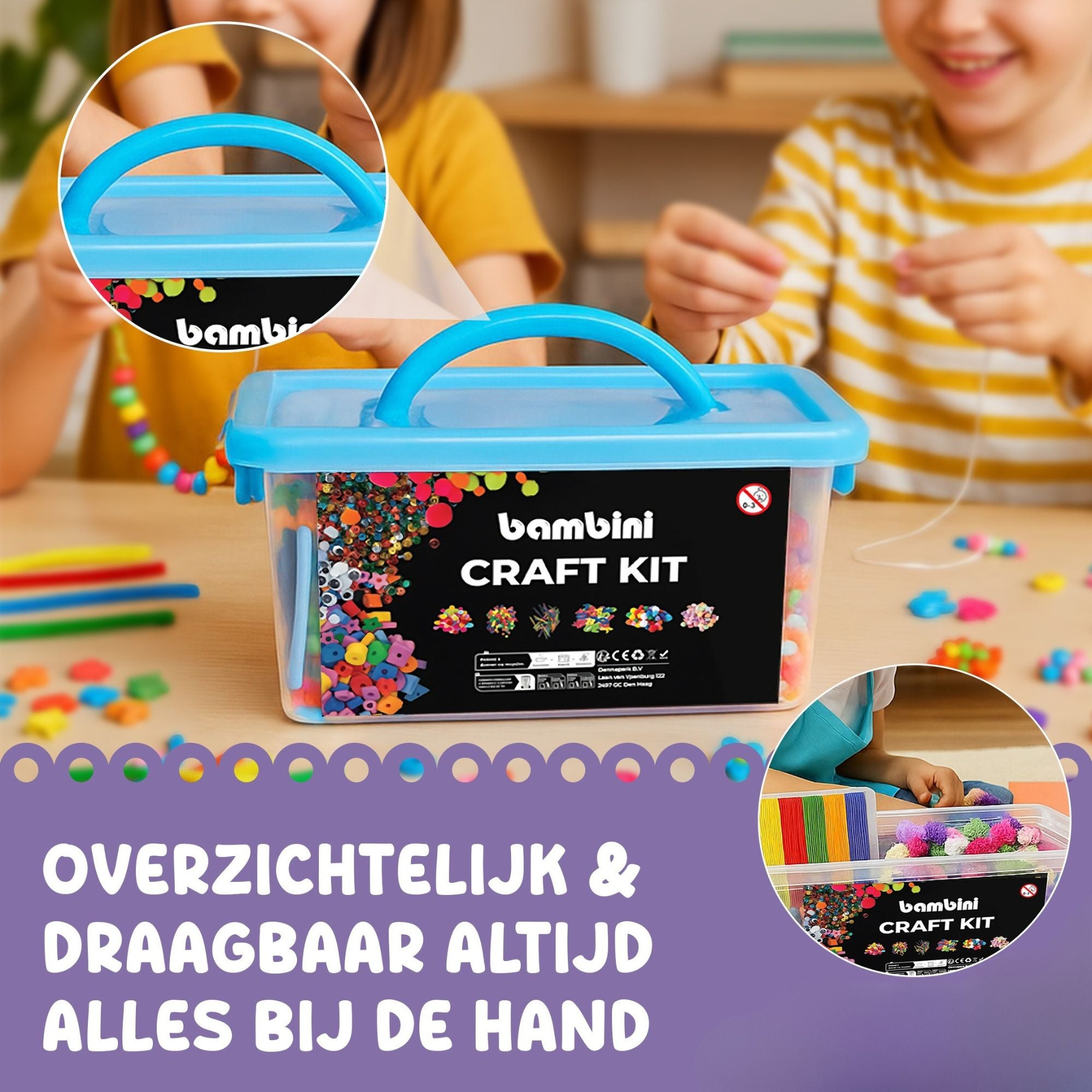 Bambini Knutseldoos - 2000 onderdelen