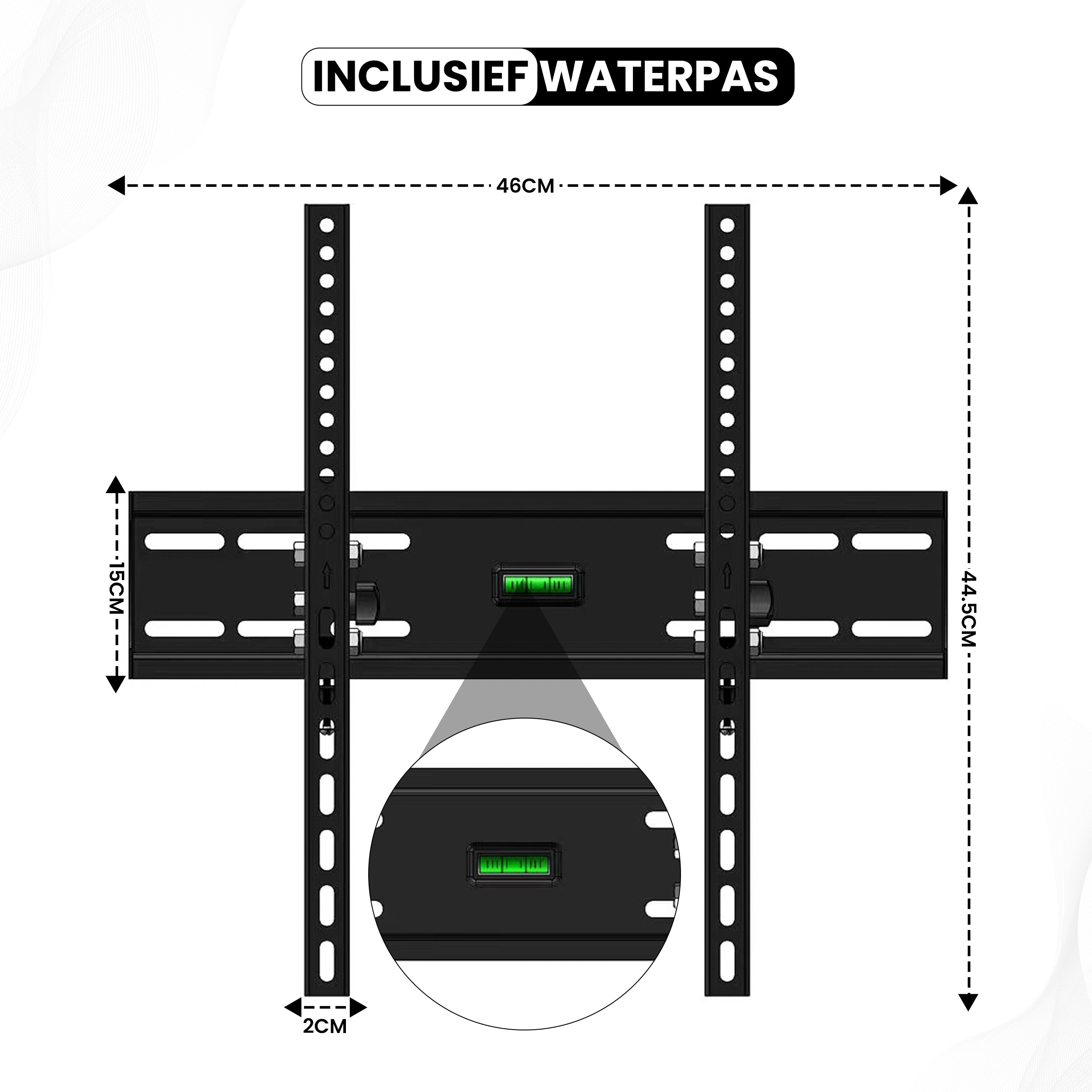 Bayt TV Muurbeugel KM003 - Geschikt voor 32-55 inch