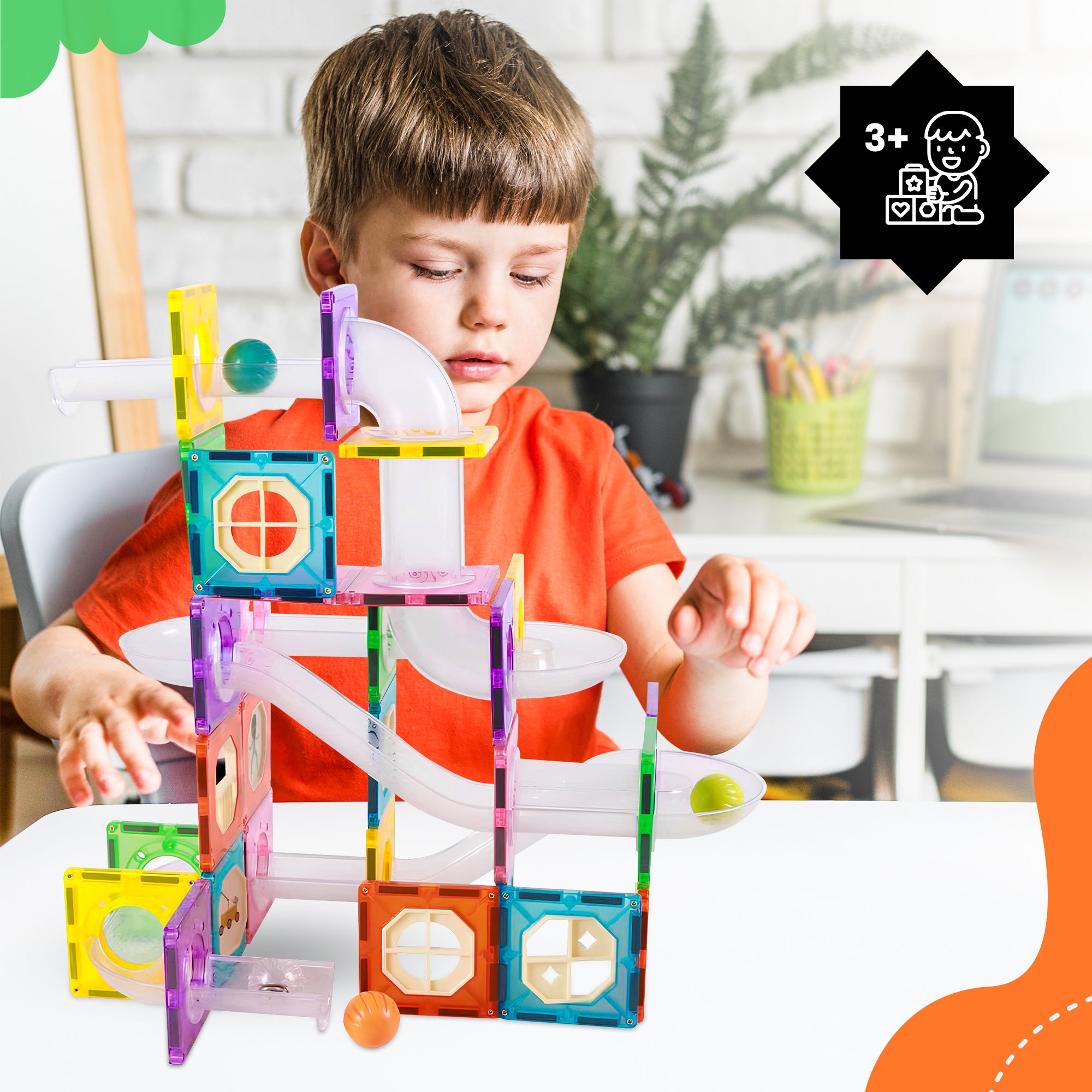 Magnetisch knikkerbaan