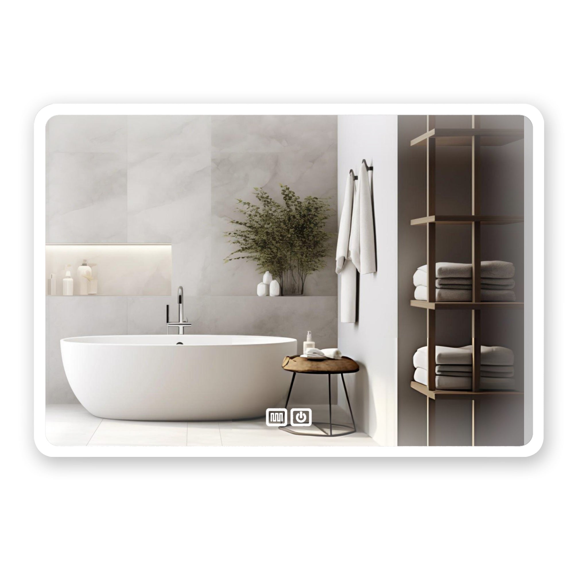 Badkamerspiegel met Verlichting