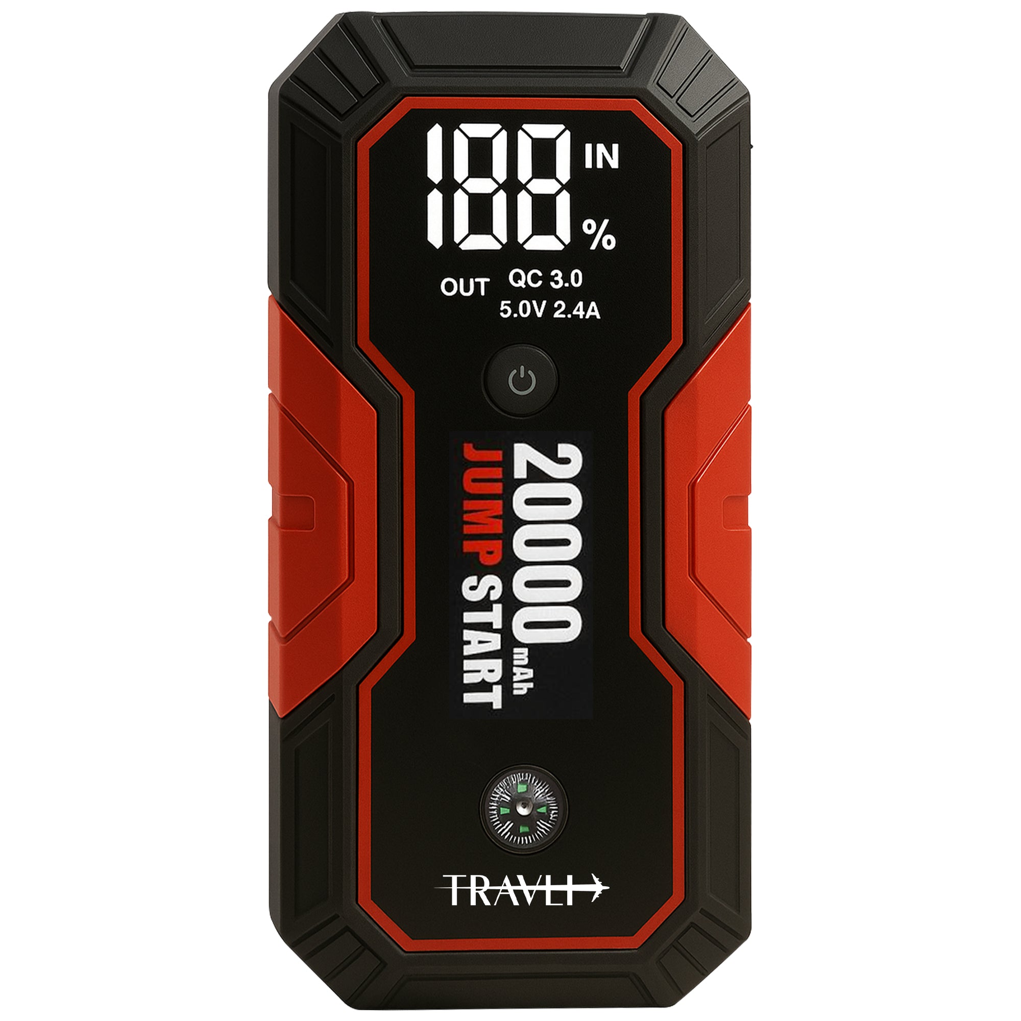 Travli Jumpstarter Zwart/Rood