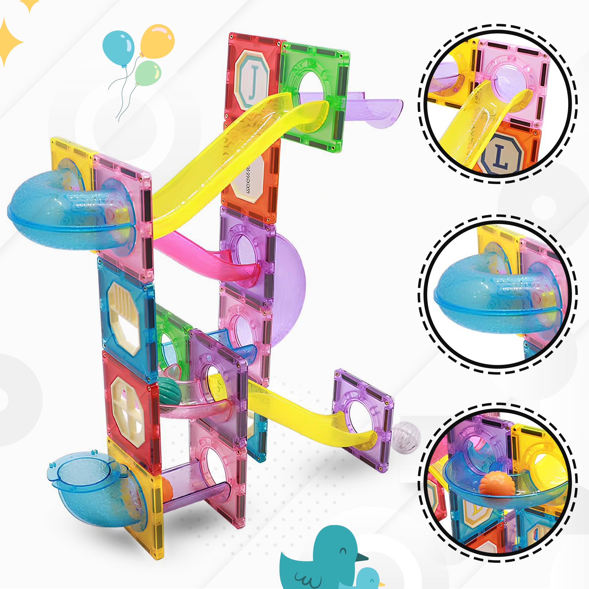 Magnetisch knikkerbaan