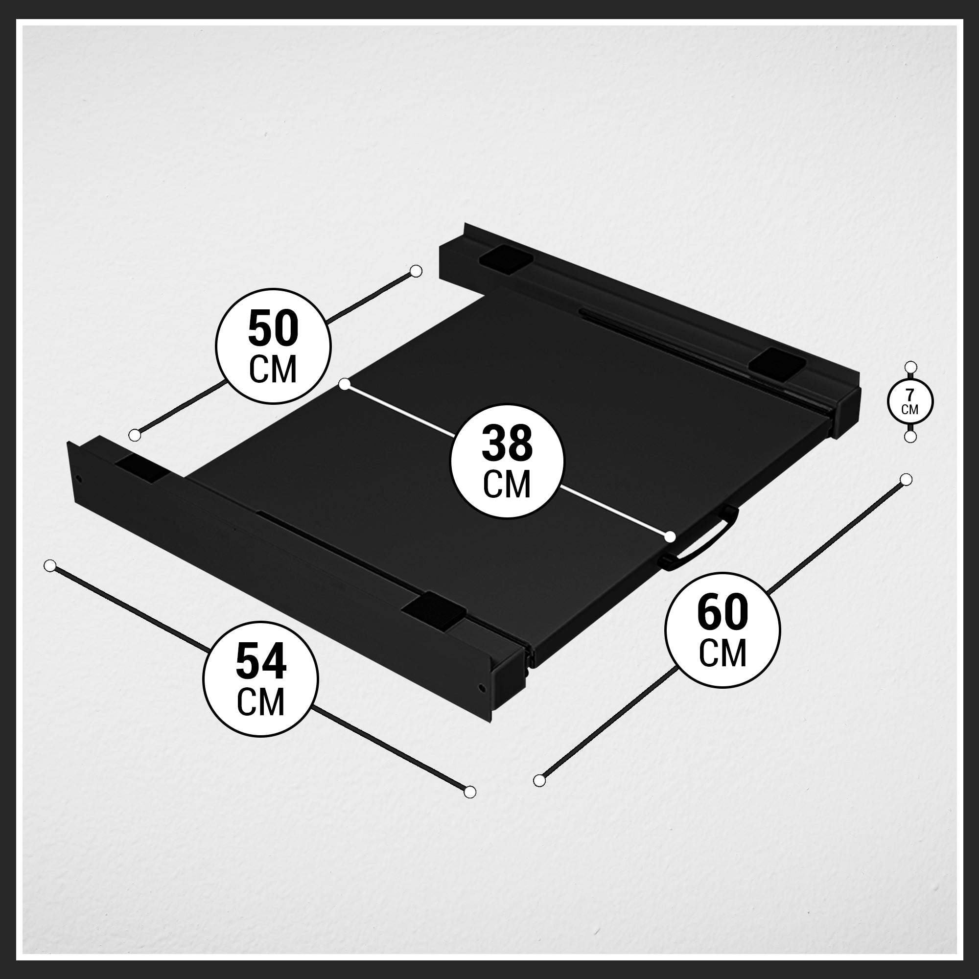Wasmachine/Droger Tussenstuk