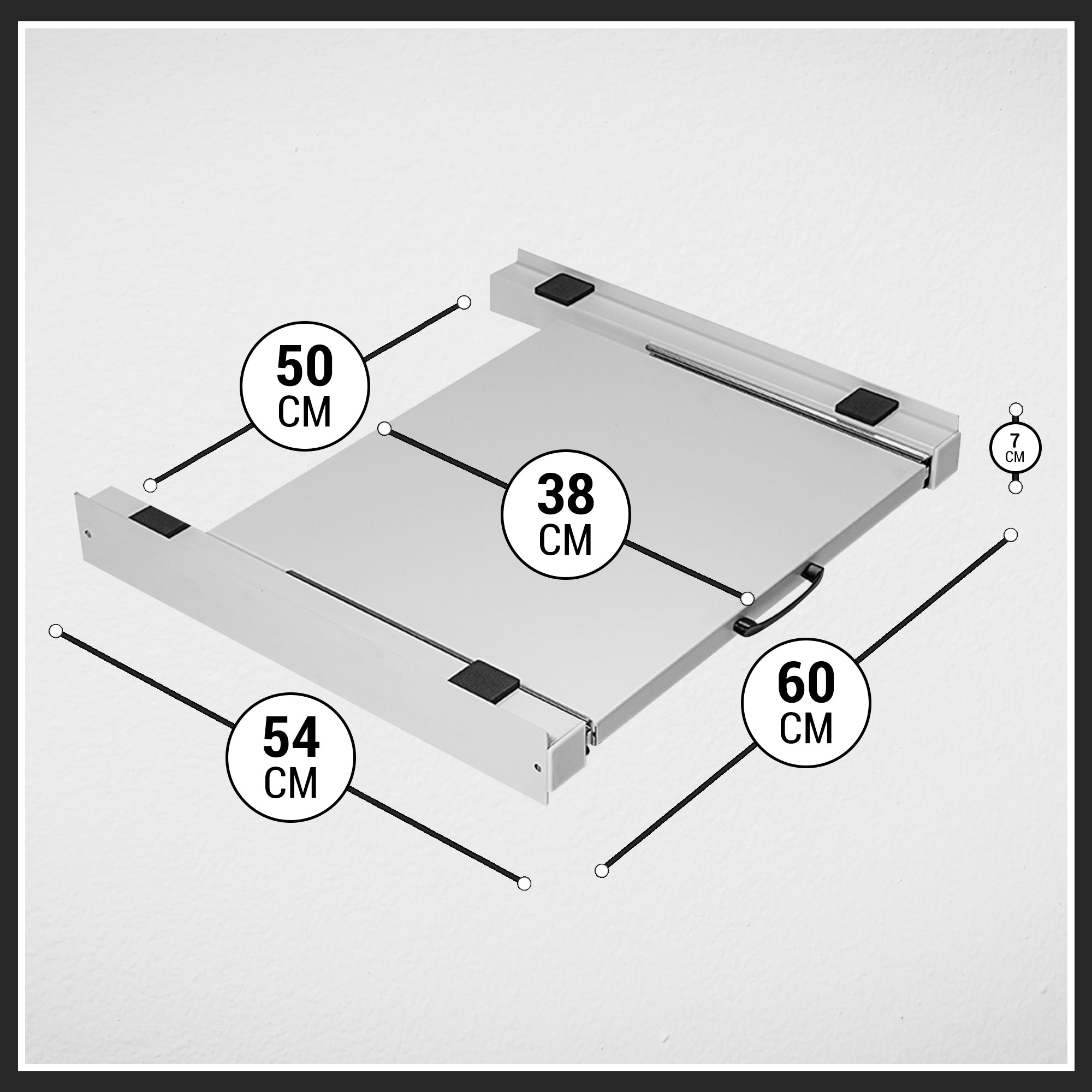 Wasmachine/Droger Tussenstuk