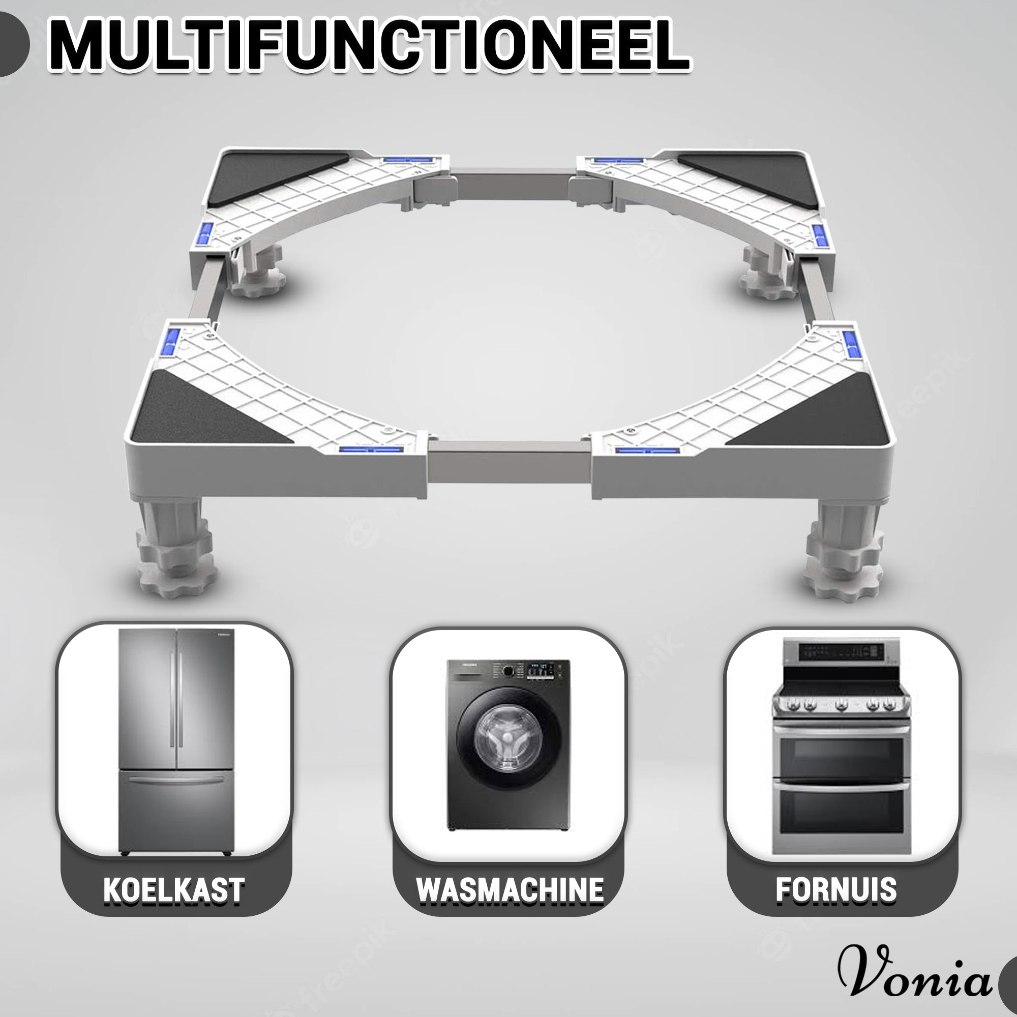 Wasmachine Verhoger Wit