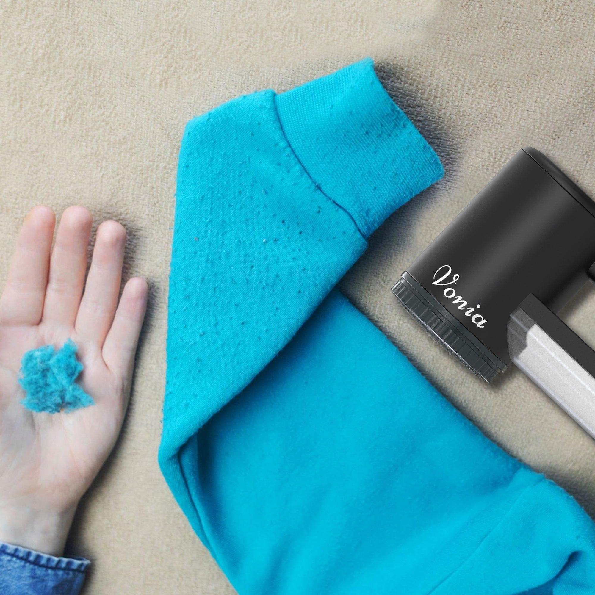 Pluizenverwijderaar – Zwart