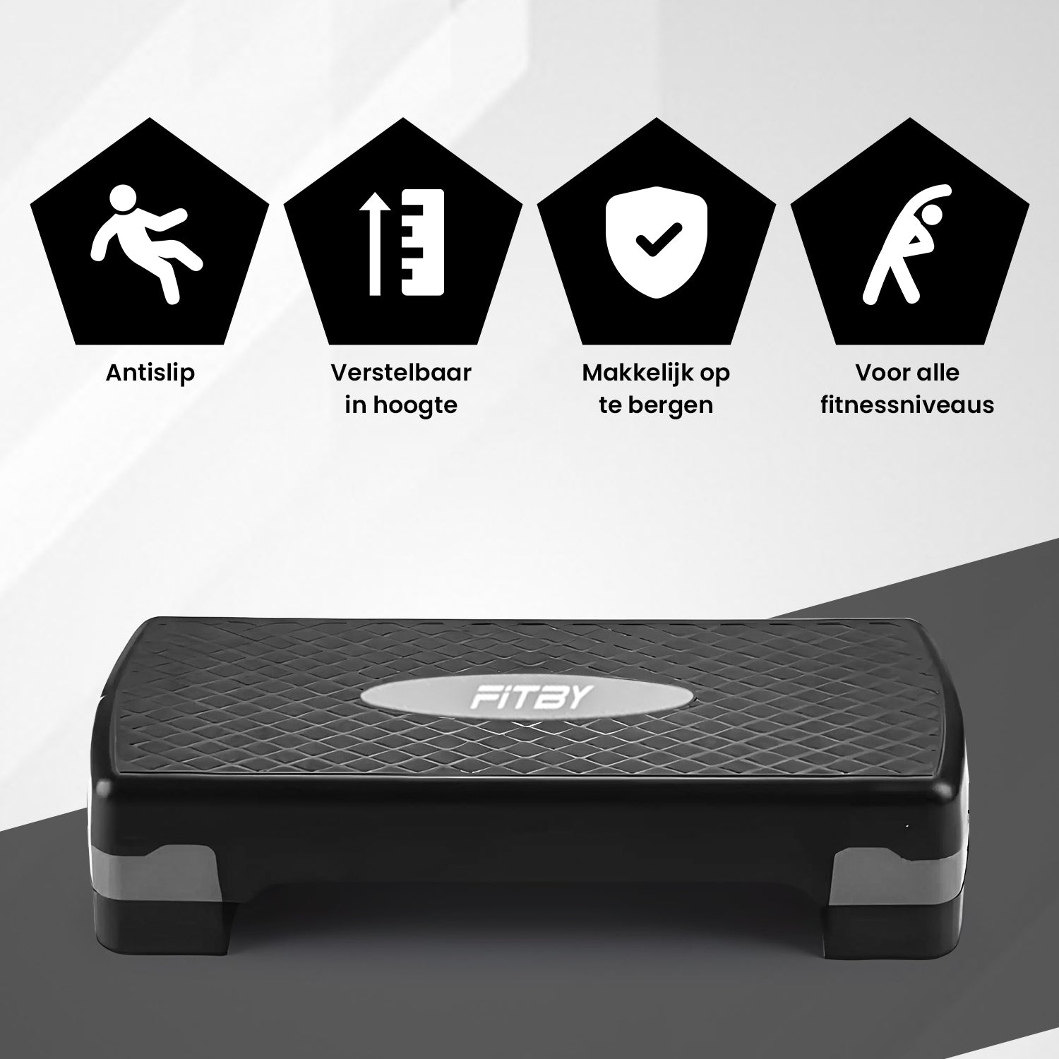 Aerobic Step Zwart/Grijs