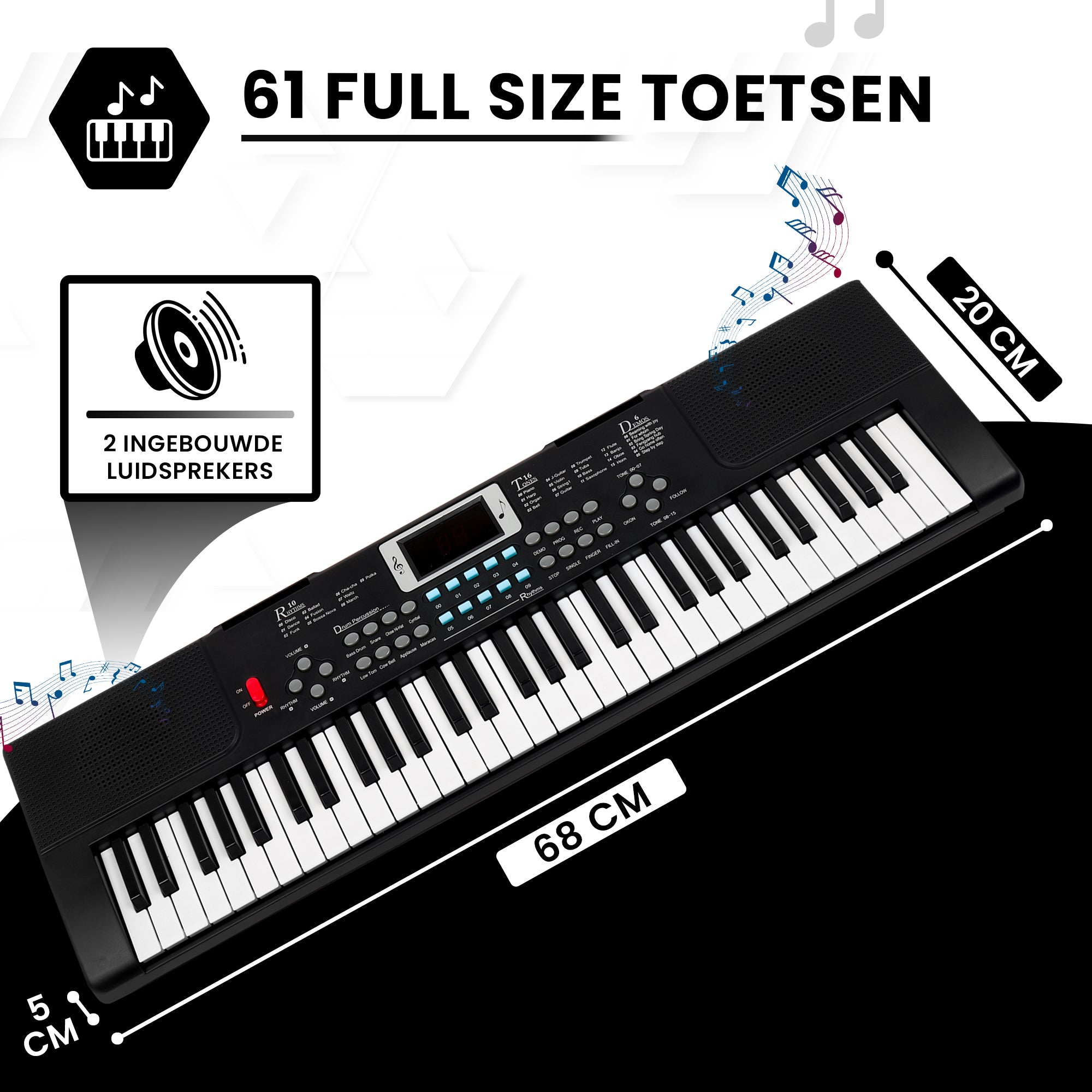 Keyboard 61 Toetsen