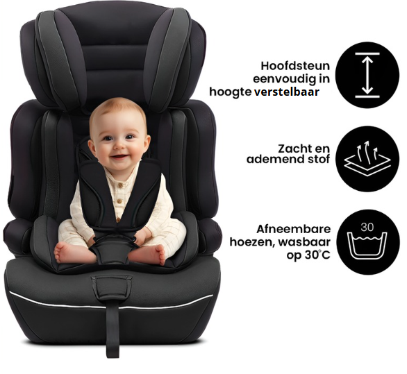 Autostoel Zwart
