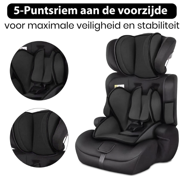 Autostoel Zwart
