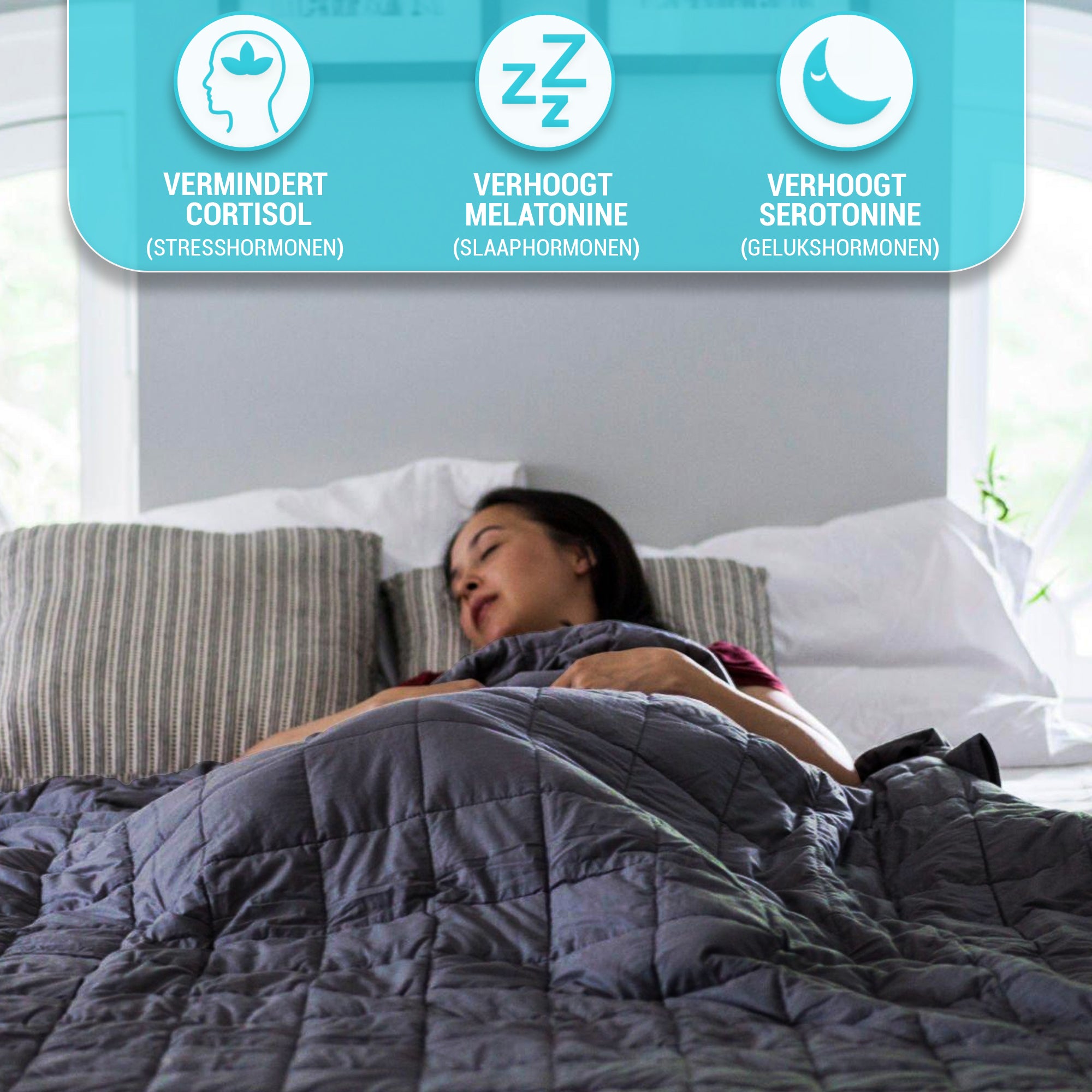 Verzwaringsdeken Zwart