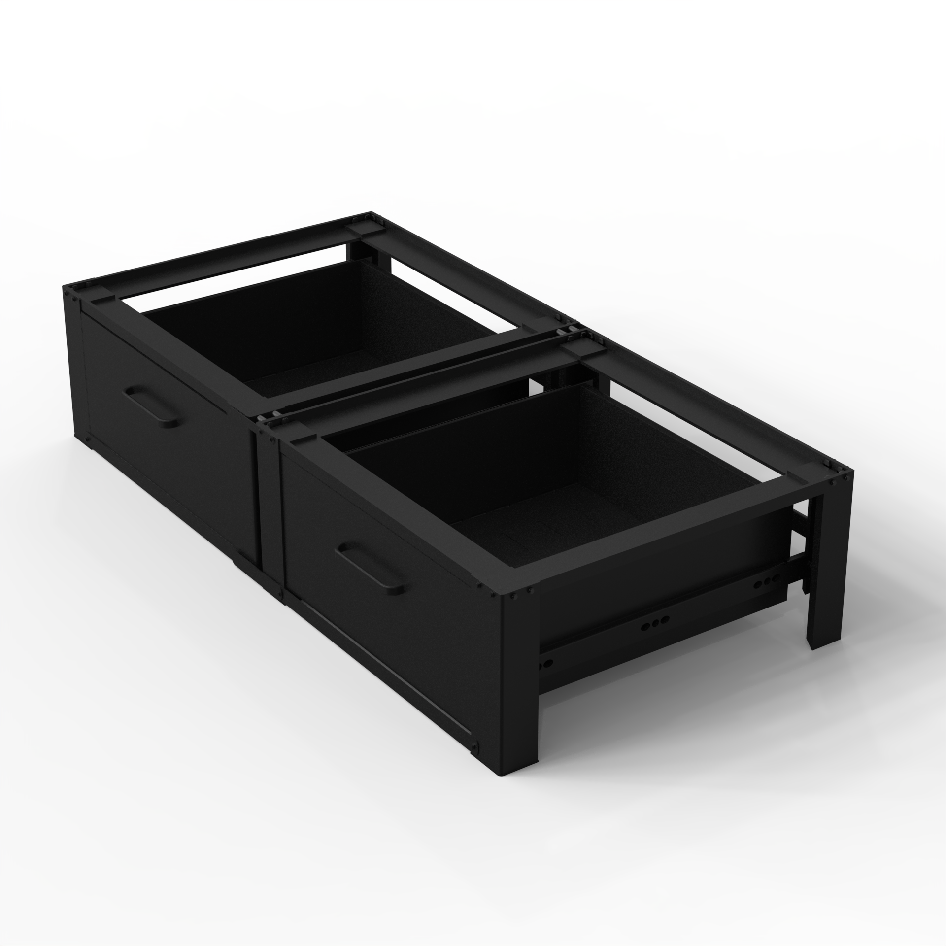 Wasmachine & Droger Verhoger Zwart