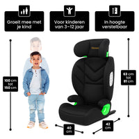 Oemmie Autostoel Zwart/Groen
