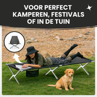 Outbee - Kampeerbed Zwart