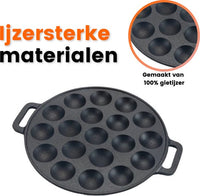 Poffertjespan – 19 poffertjes